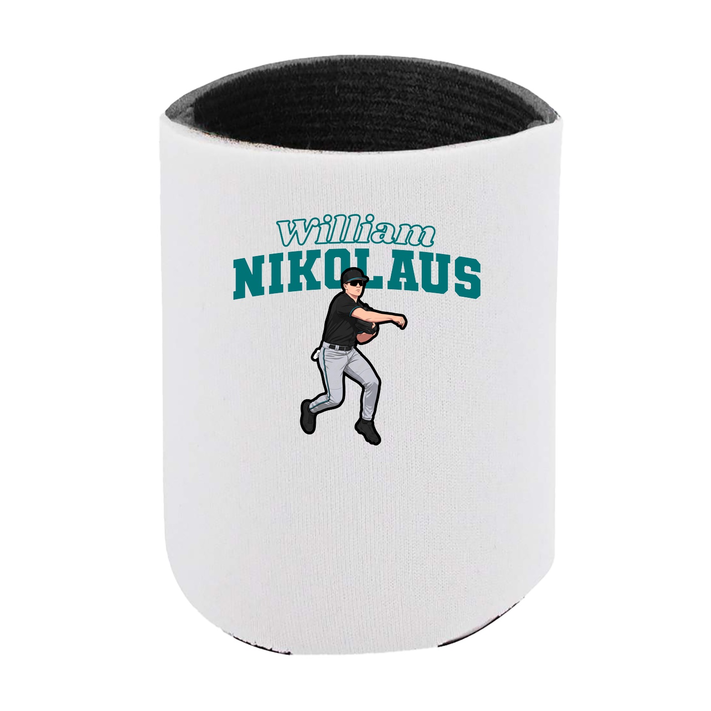 Can Holder — Name Arch in White