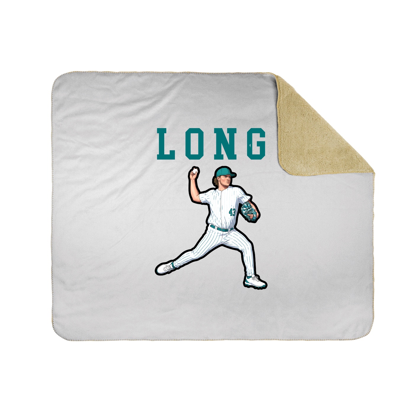 Throw Blanket — Shirsey in White