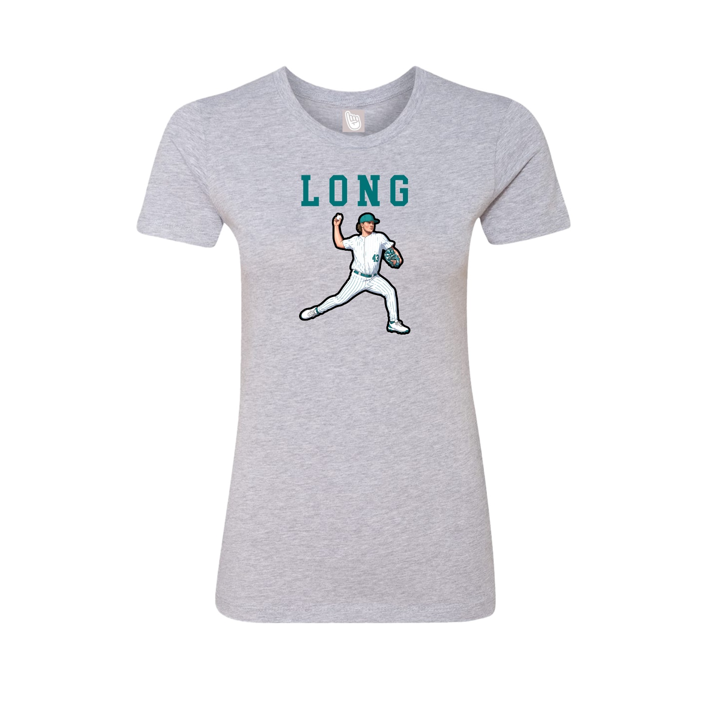 Fitted Women's Tee — Shirsey in Grey