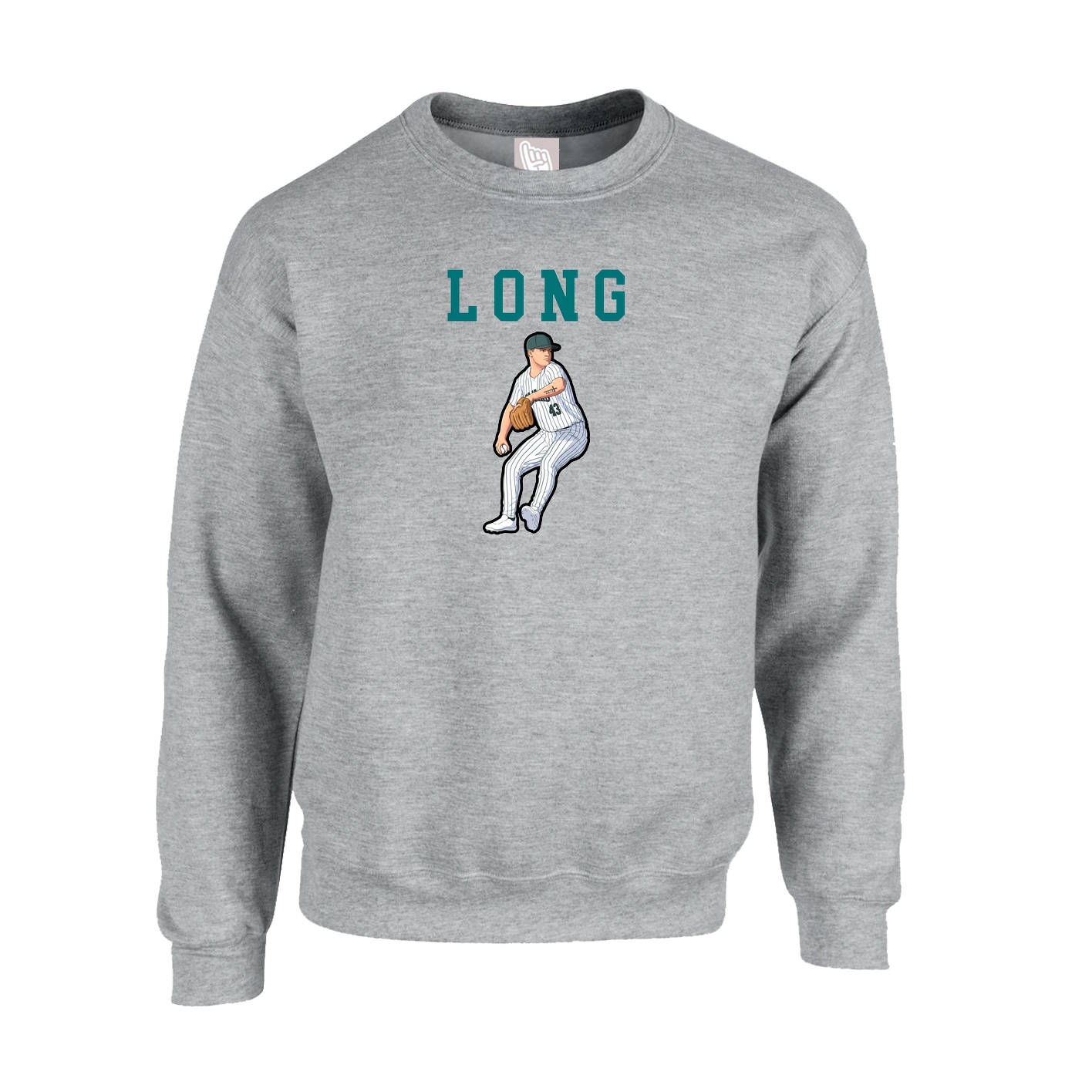 Fleece Crew — Shirsey in Grey