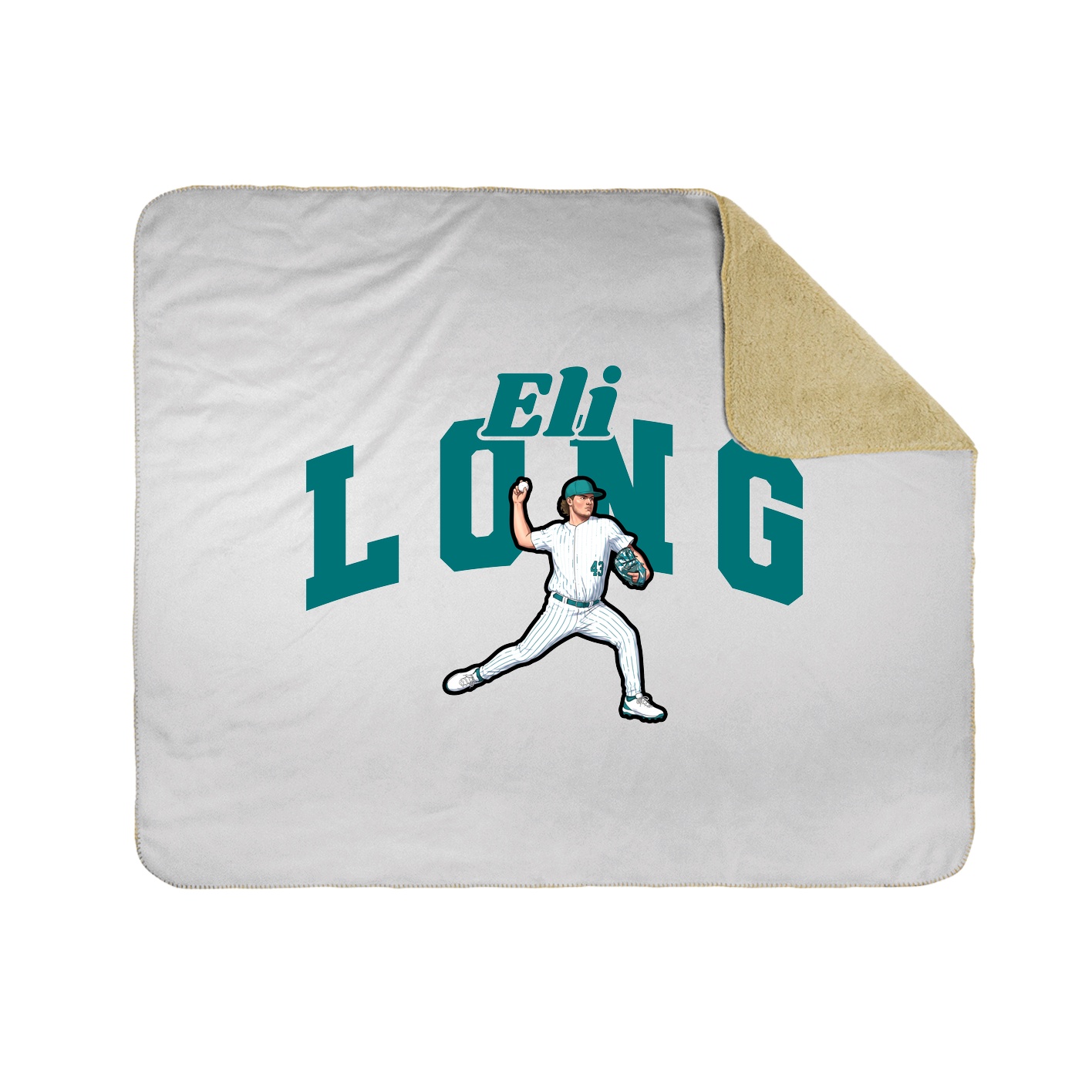 Throw Blanket — Signature Arch in White