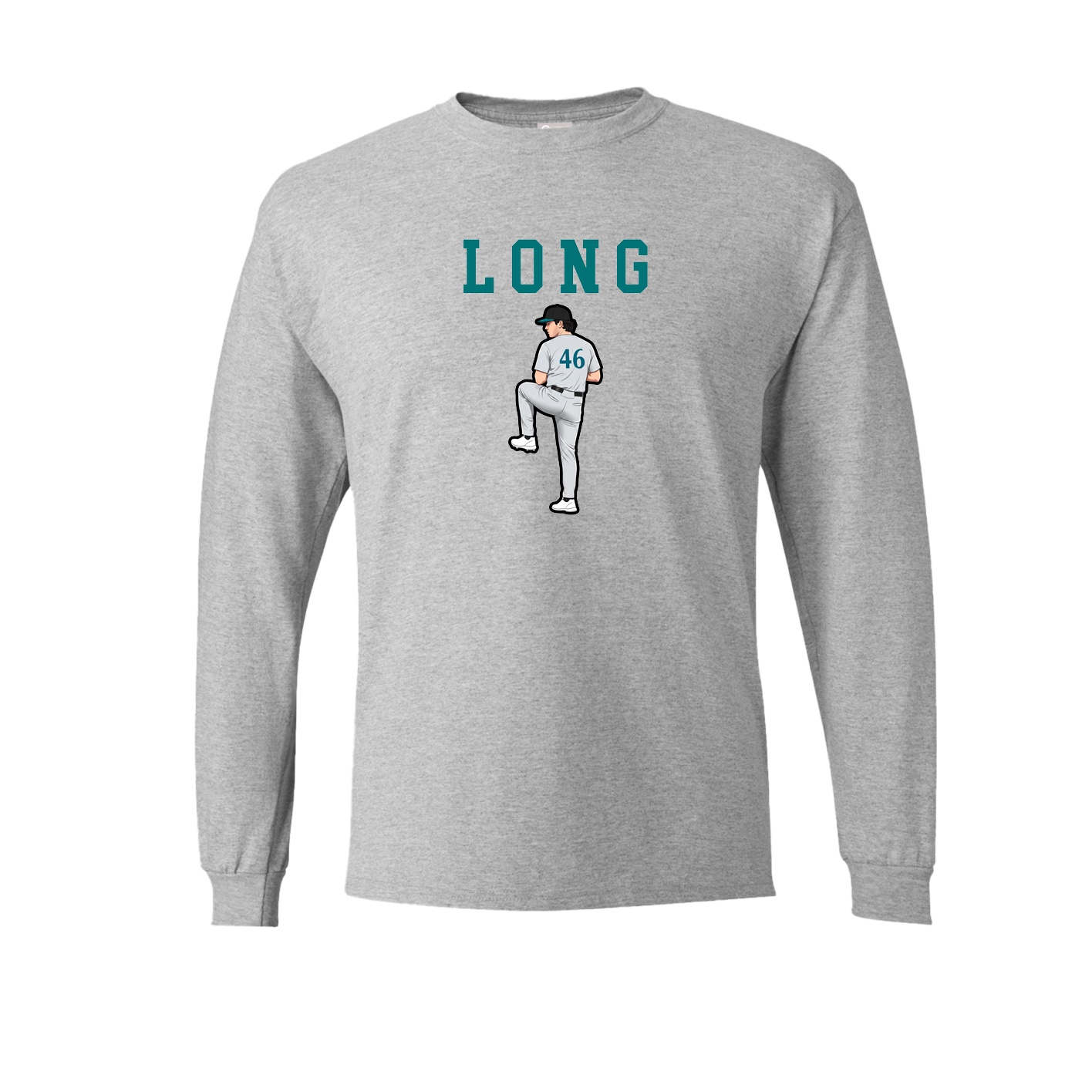 Long Sleeve Tee — Shirsey in Grey