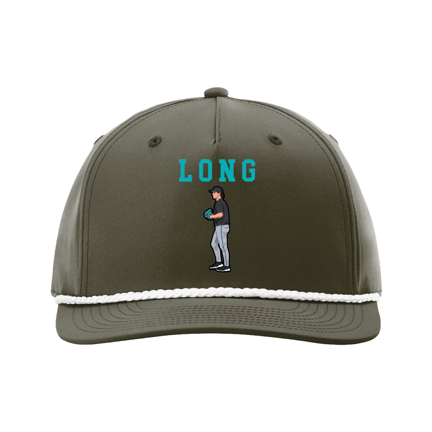 Five-Panel Classic Rope Cap — Shirsey in Green