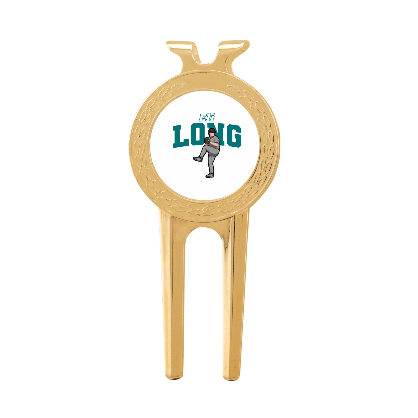 Divot Tool with Ball Marker — Name Arch in Classic