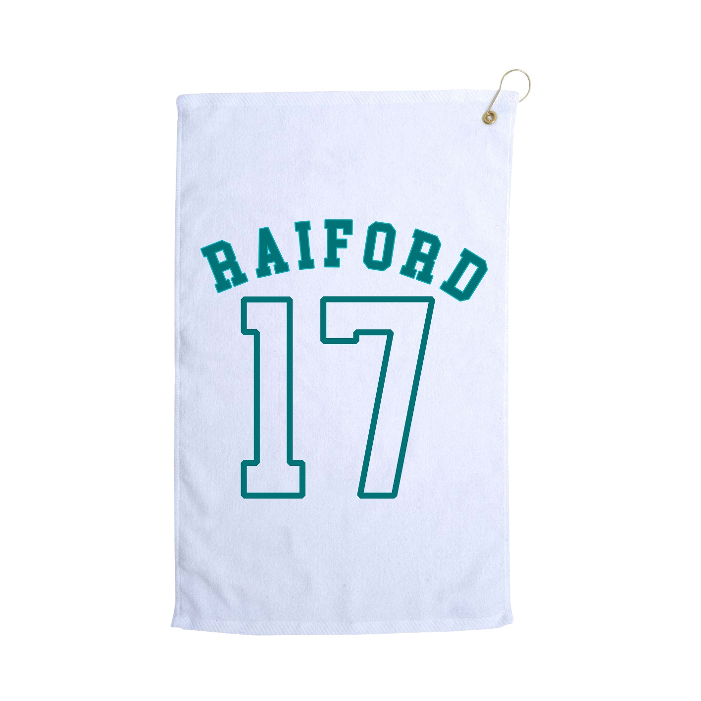 Golf Towel — Shirsey Arch in White