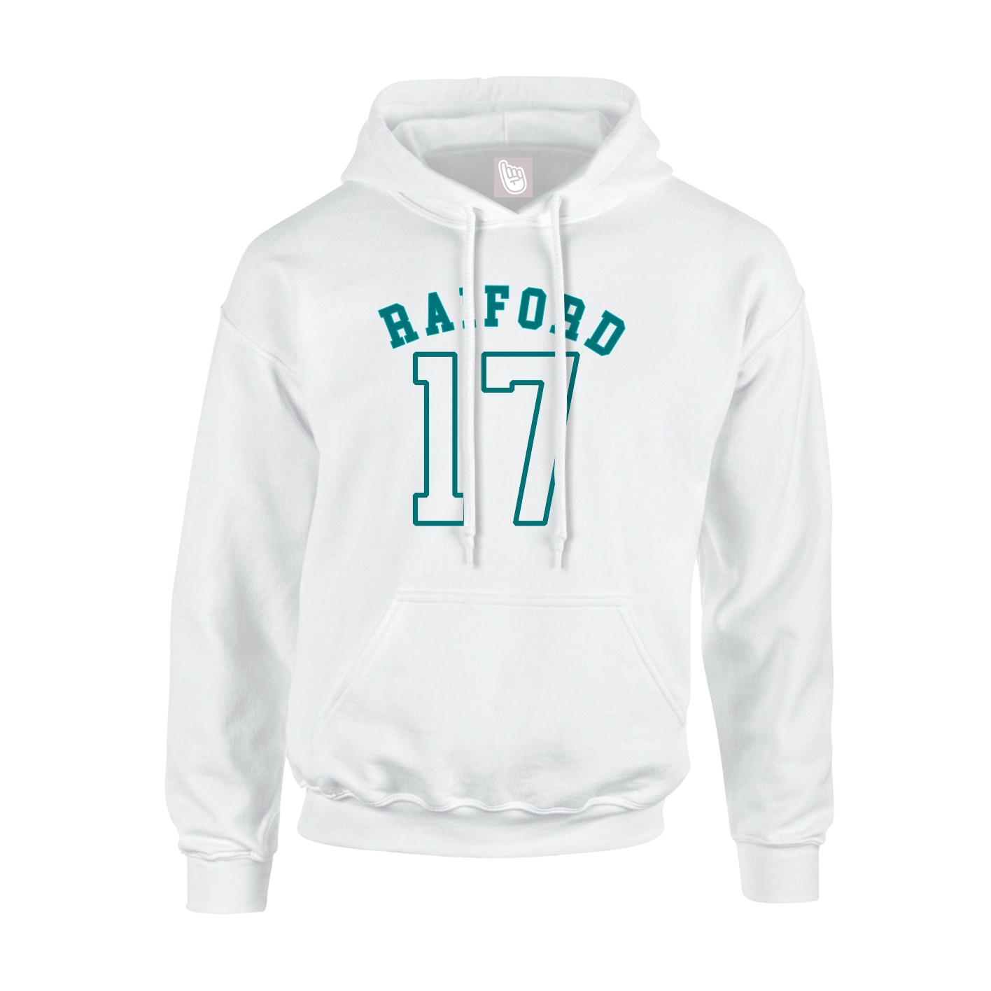 Youth Hoodie — Shirsey Arch in White