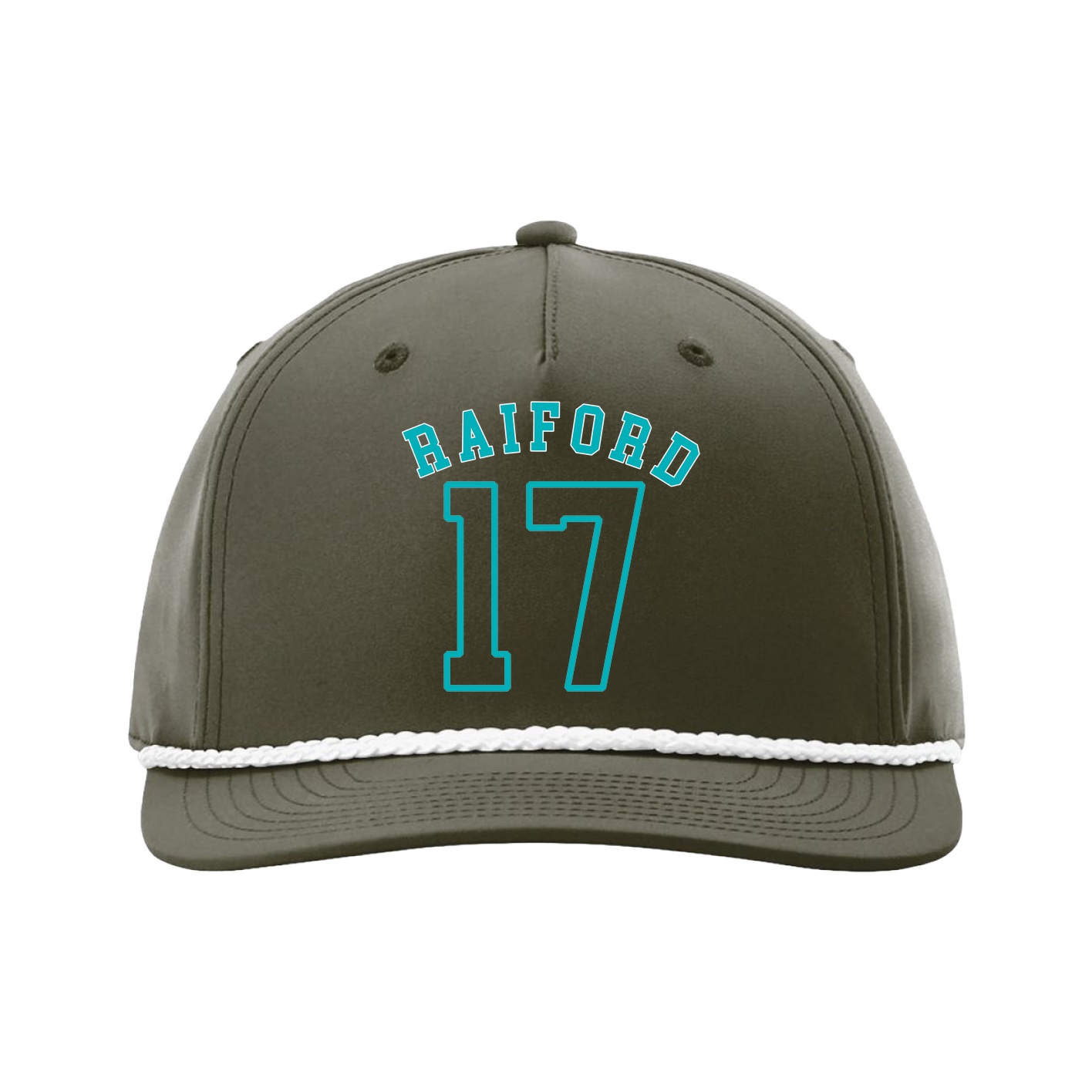 Five-Panel Classic Rope Cap — Shirsey Arch in Green