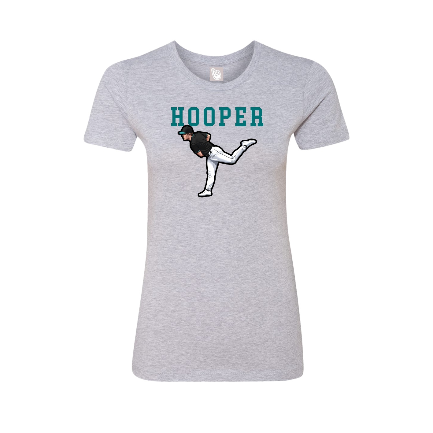 Fitted Women's Tee — Shirsey in Grey