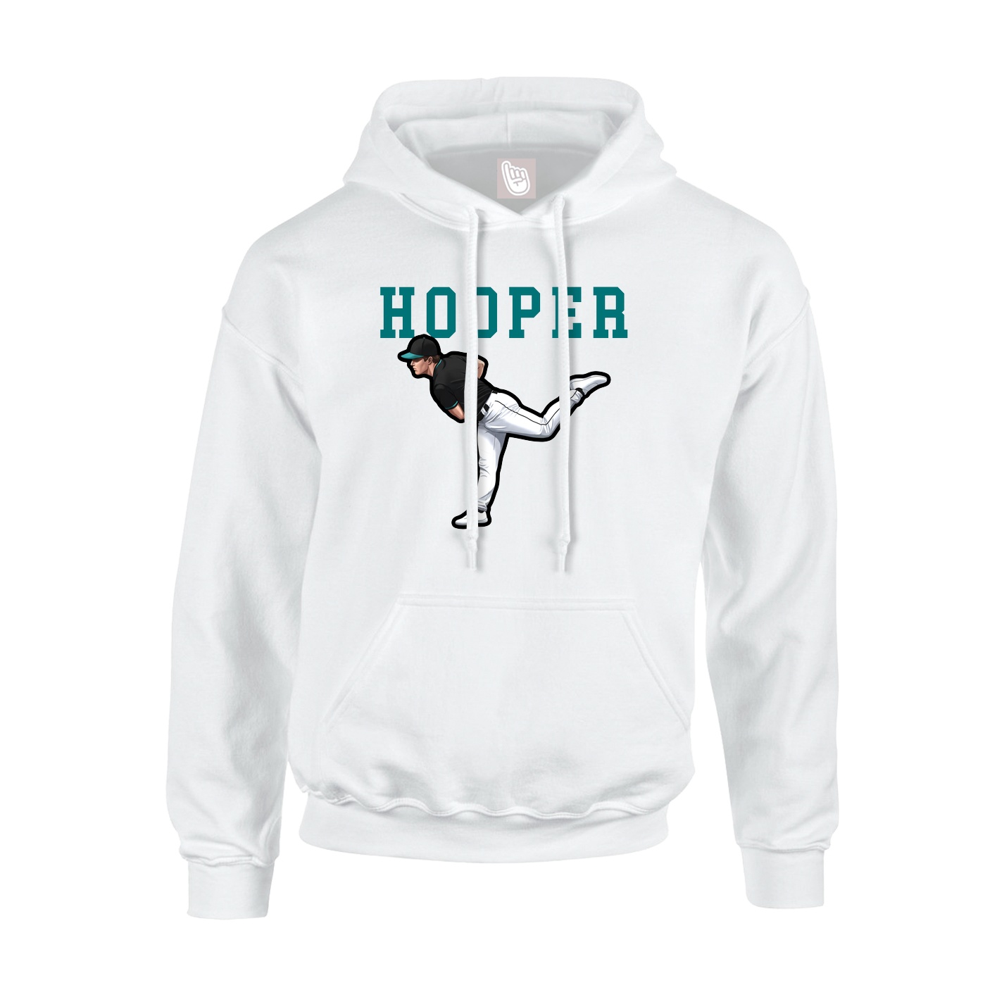 Hoodie — Shirsey in White