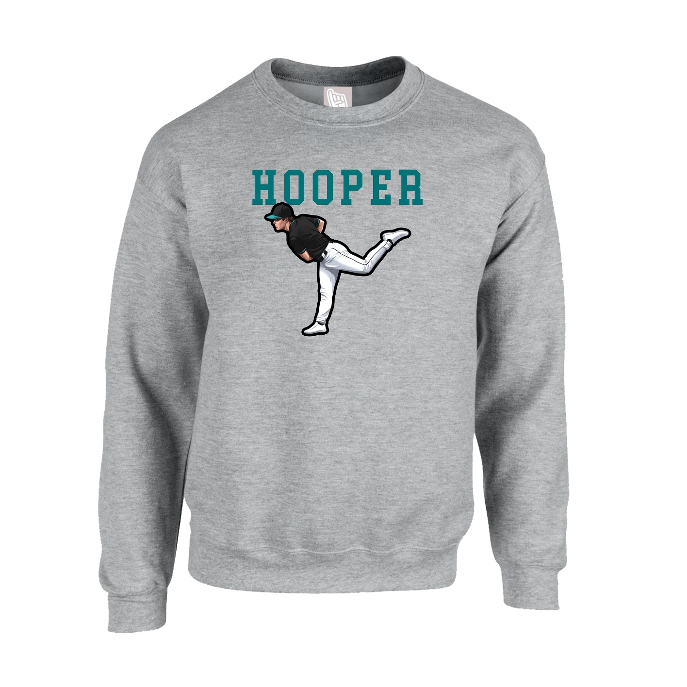 Fleece Crew — Shirsey in Grey