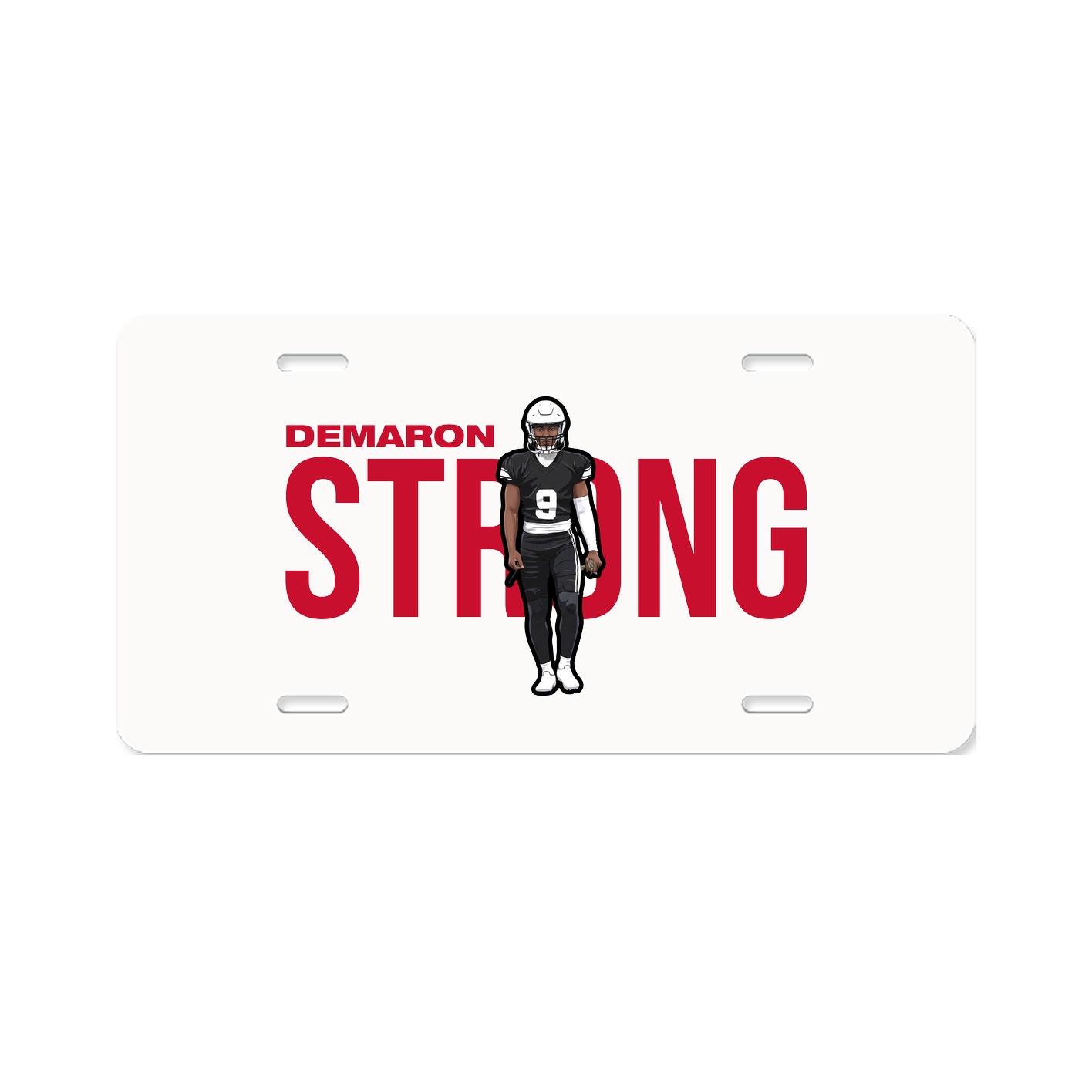 License Plate — Player Name in Classic