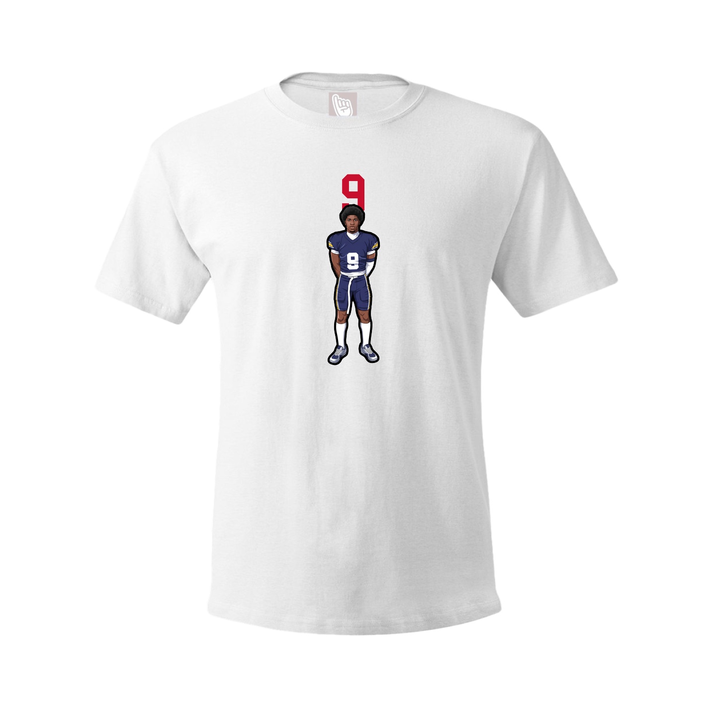 Tee — Number Top in White