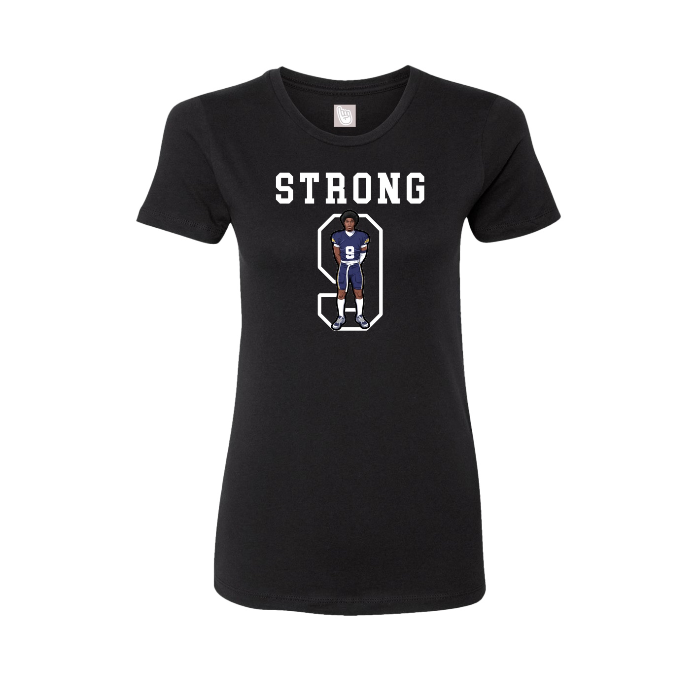 Fitted Women's Tee — Shirsey in Black