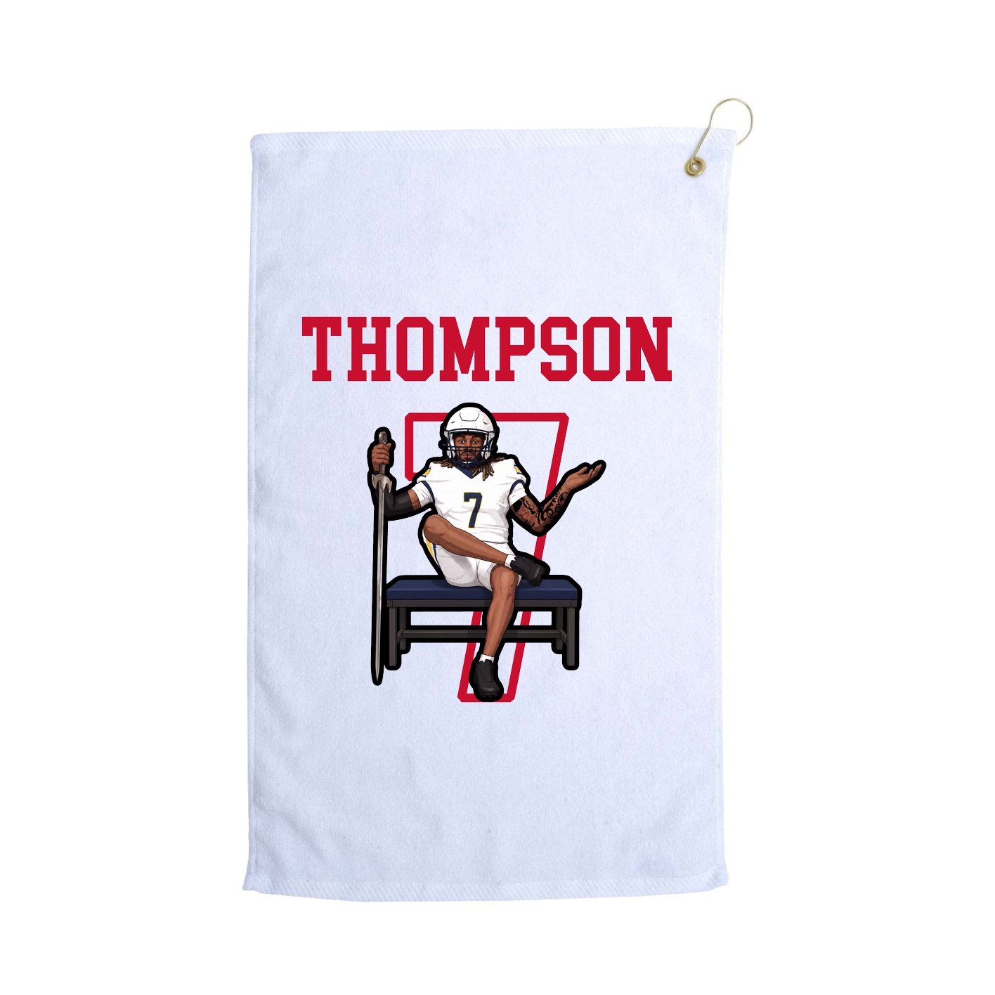 Golf Towel — Shirsey in White