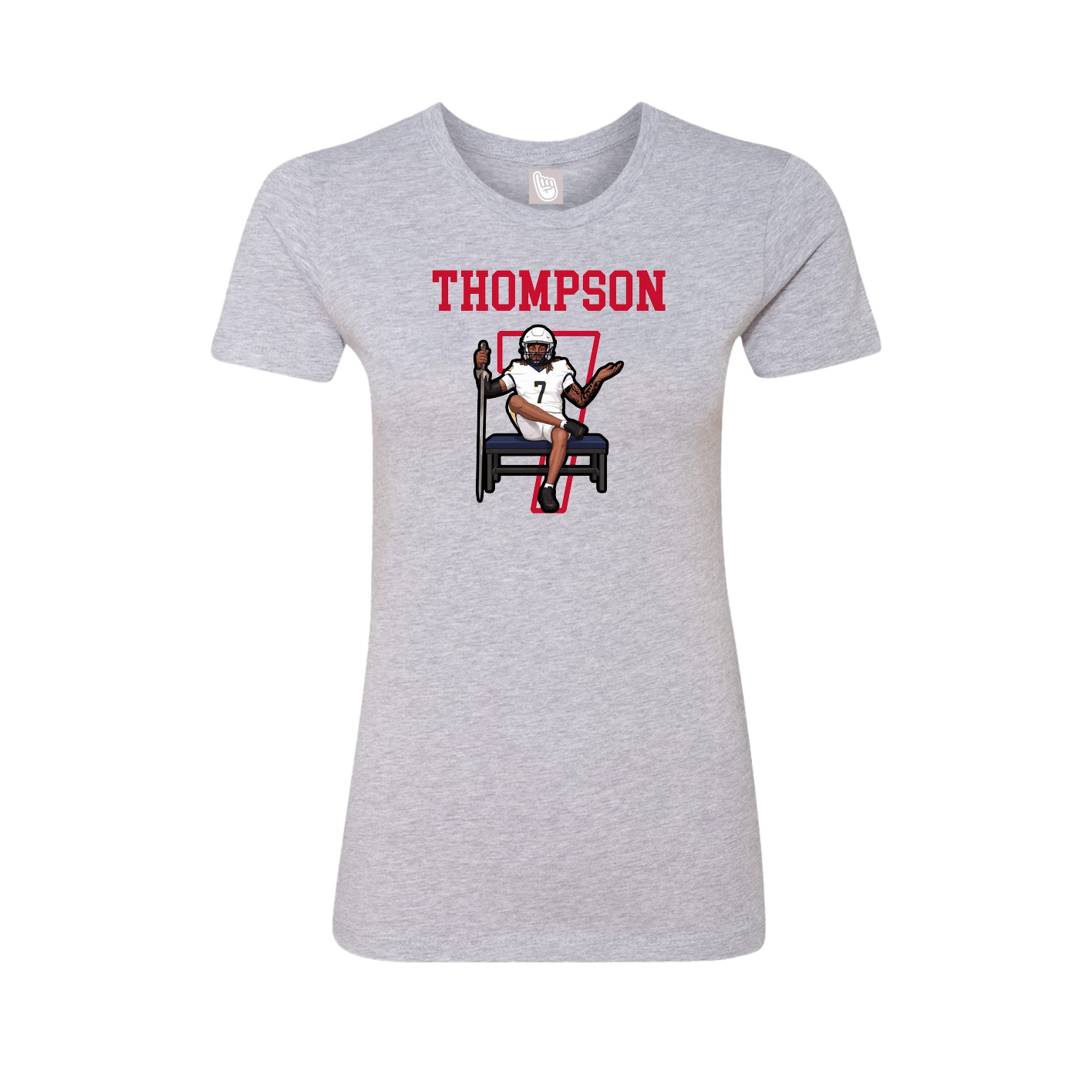 Fitted Women's Tee — Shirsey in Grey
