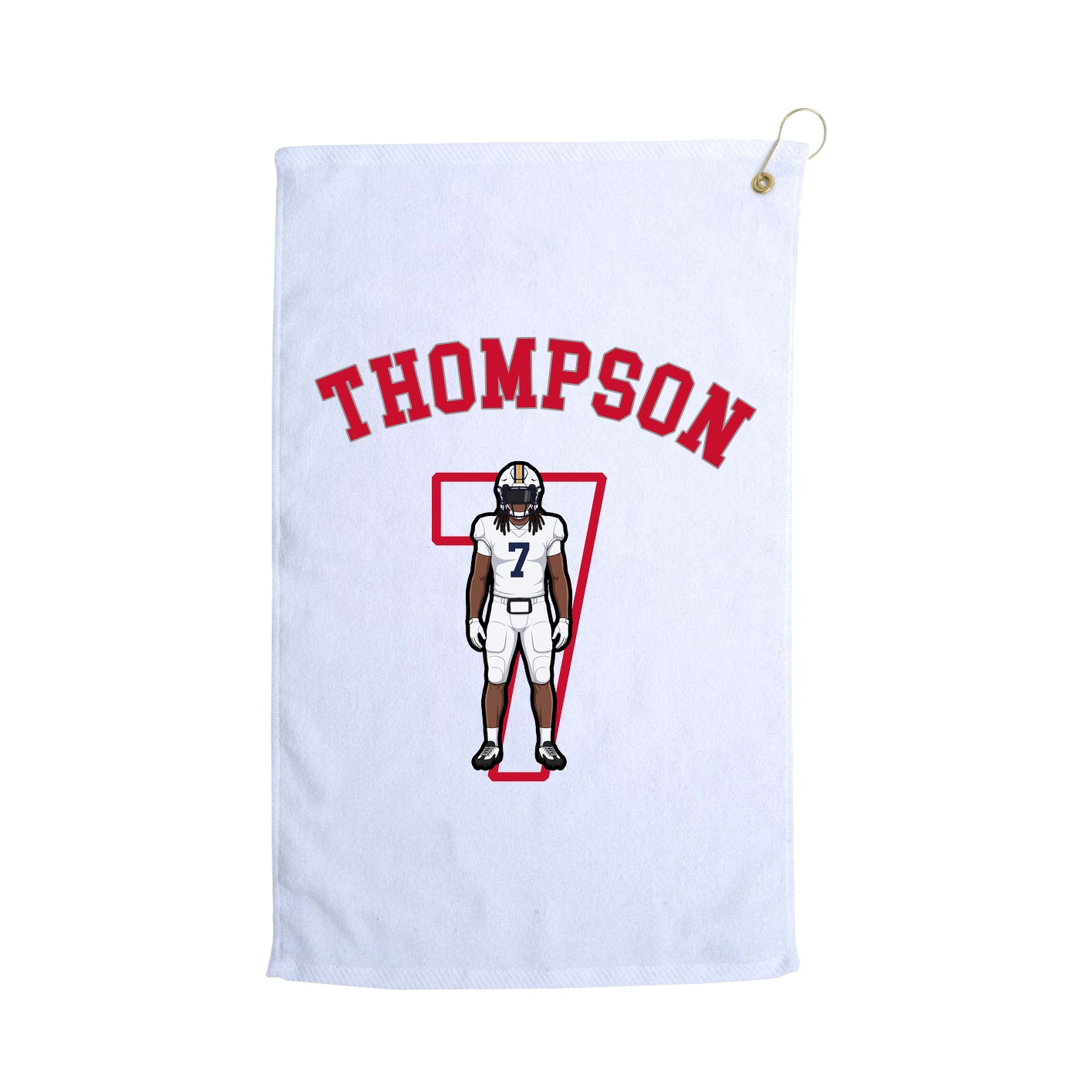 Golf Towel — Shirsey Arch in White