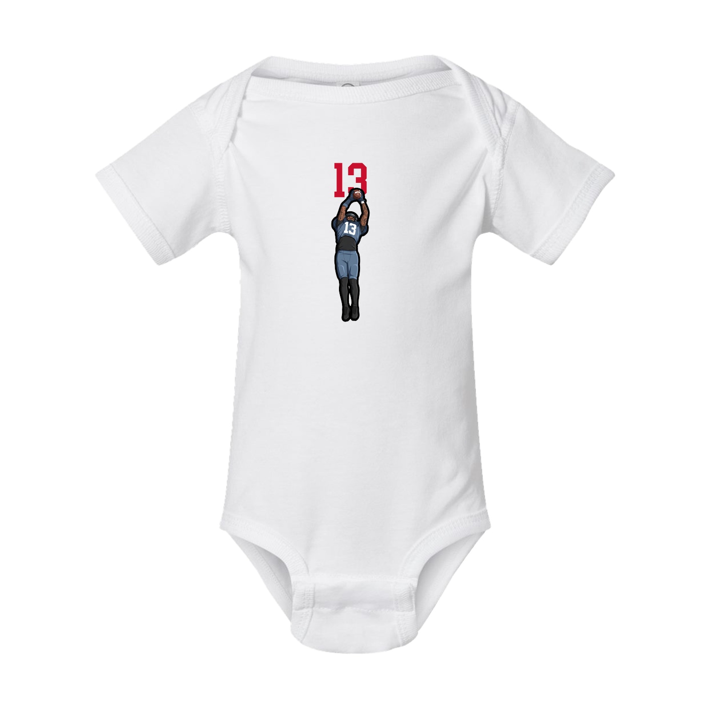 Baby Onesie — Number Top in White