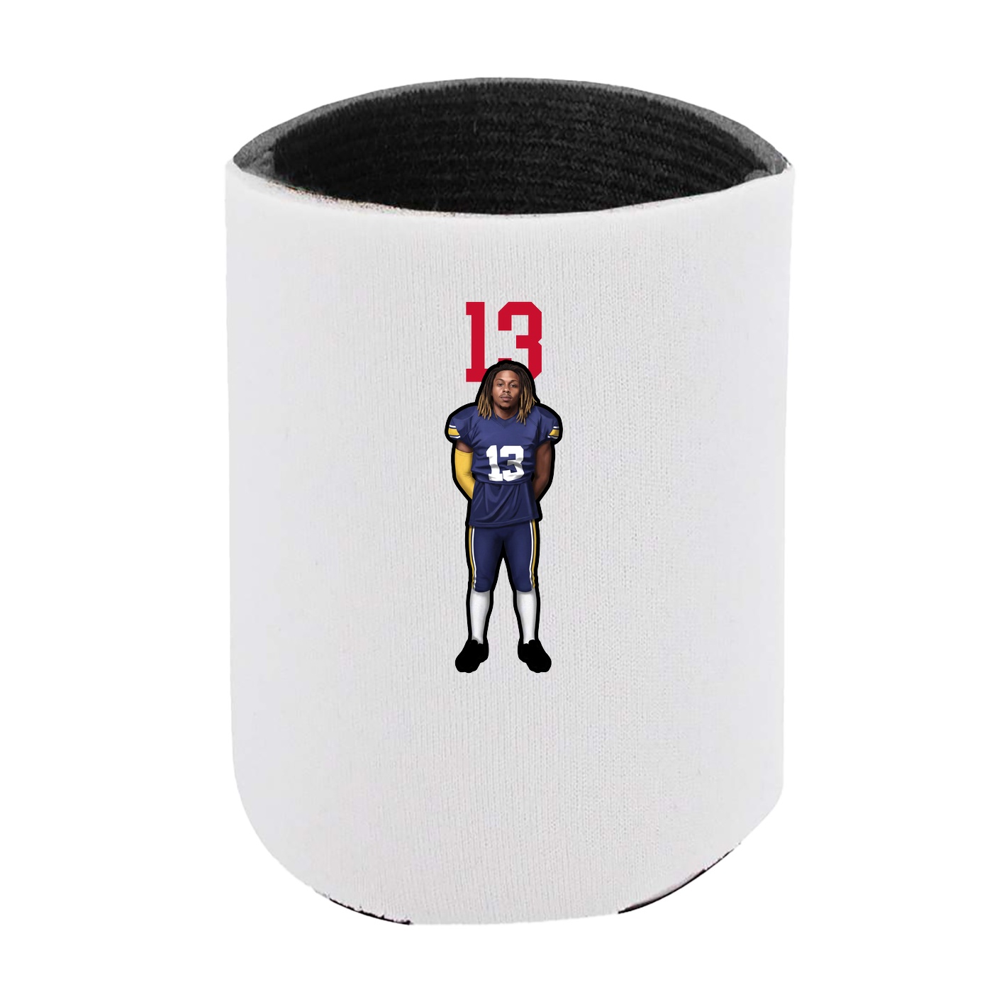 Can Holder — Number Top in White