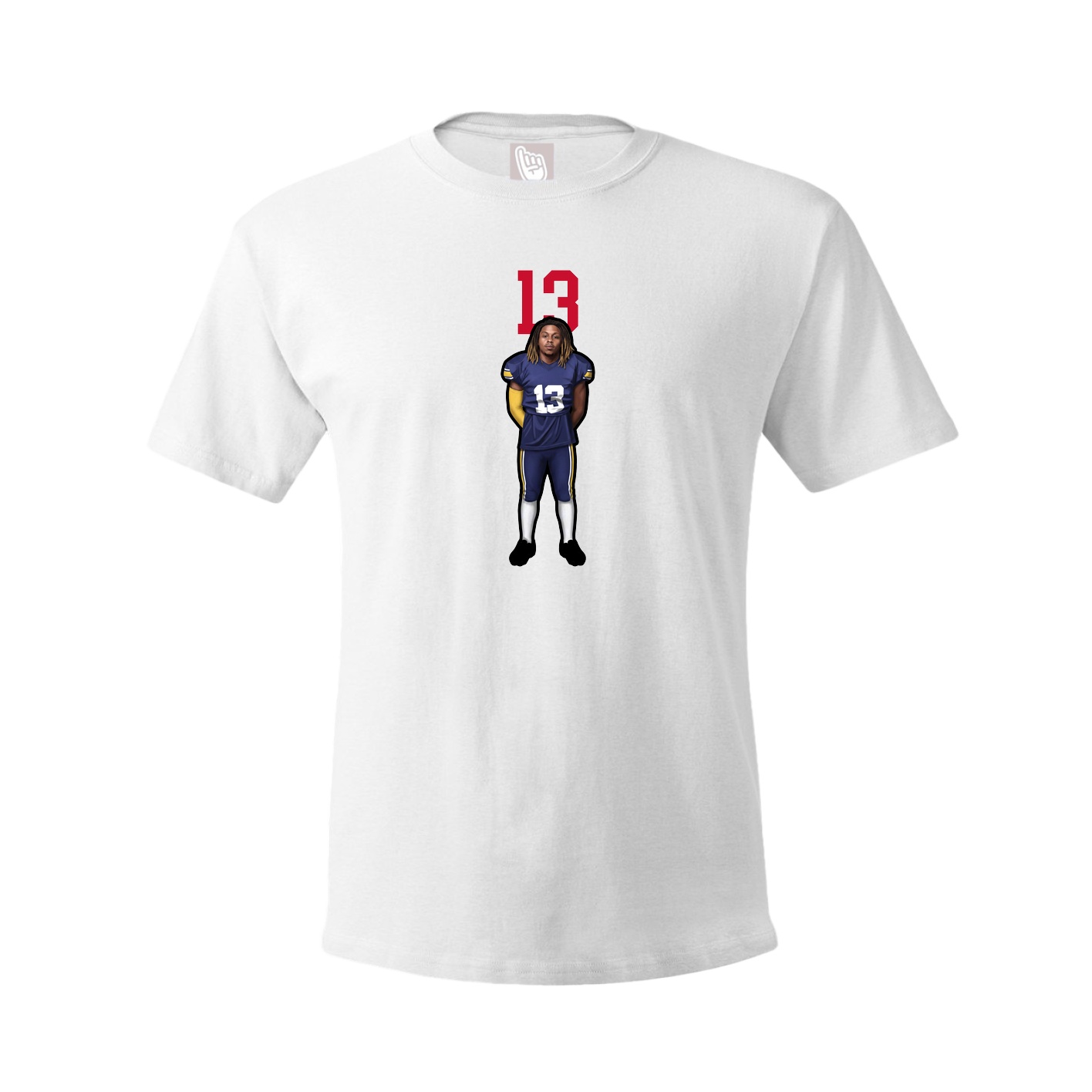 Tee — Number Top in White