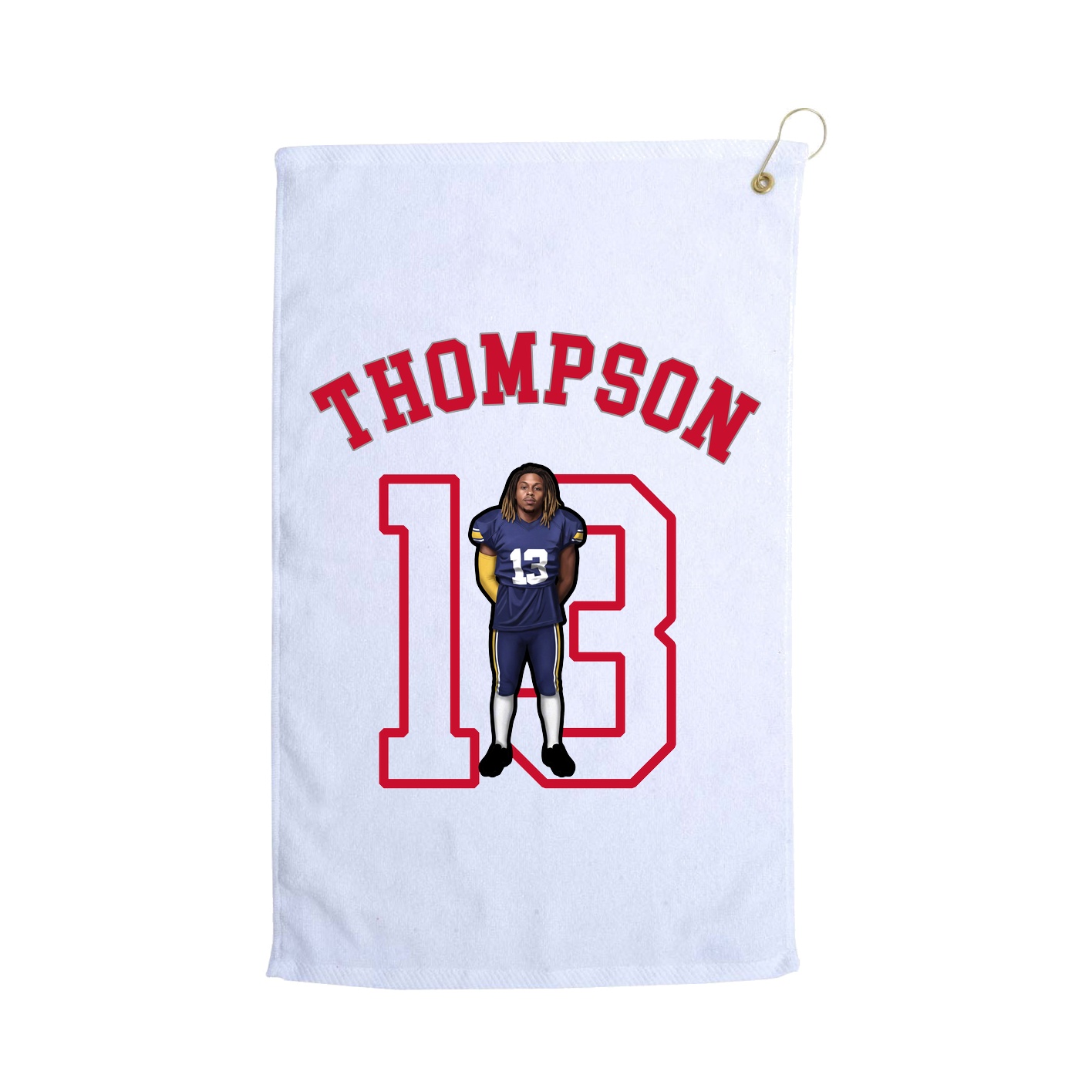 Golf Towel — Shirsey Arch in White
