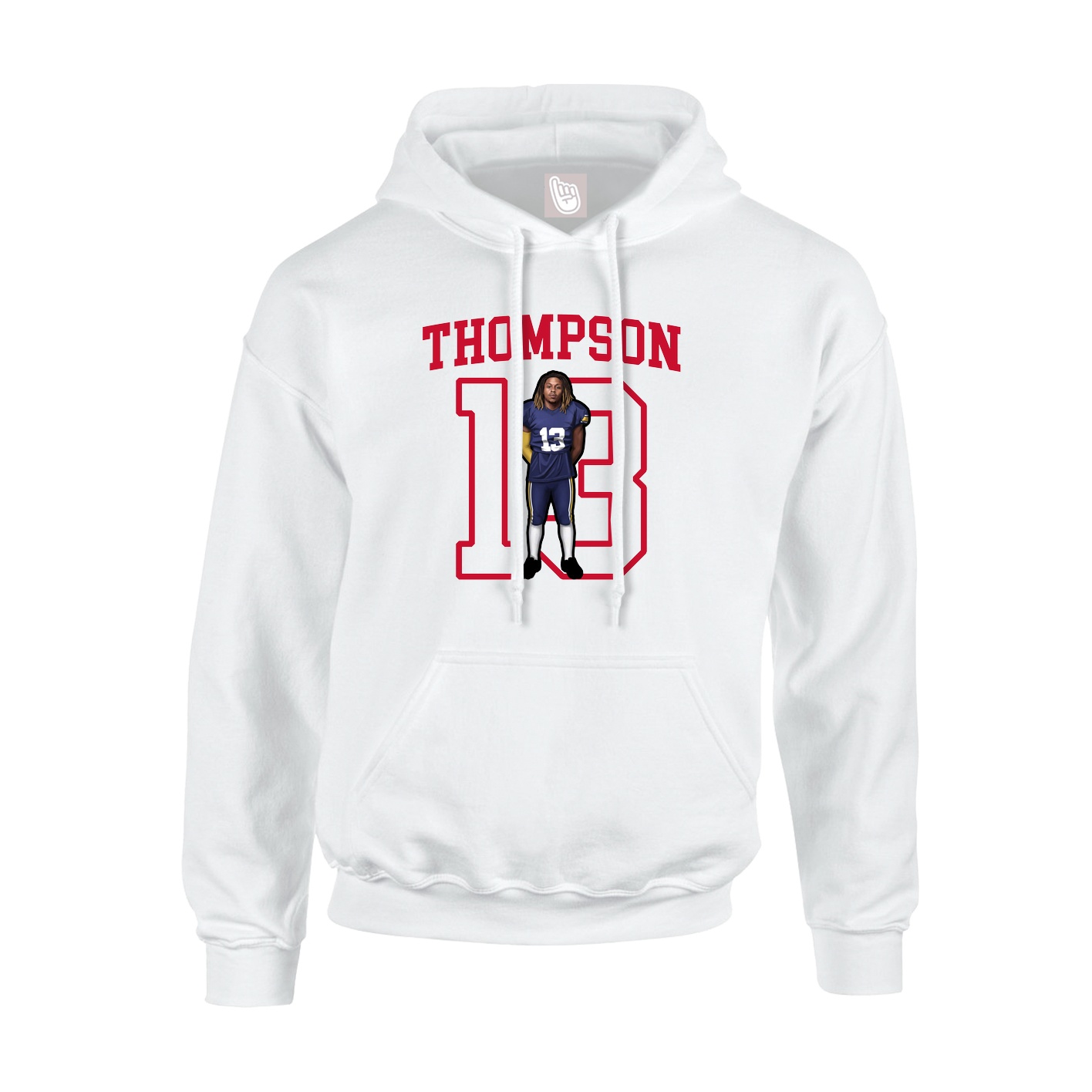 Hoodie — Shirsey in White