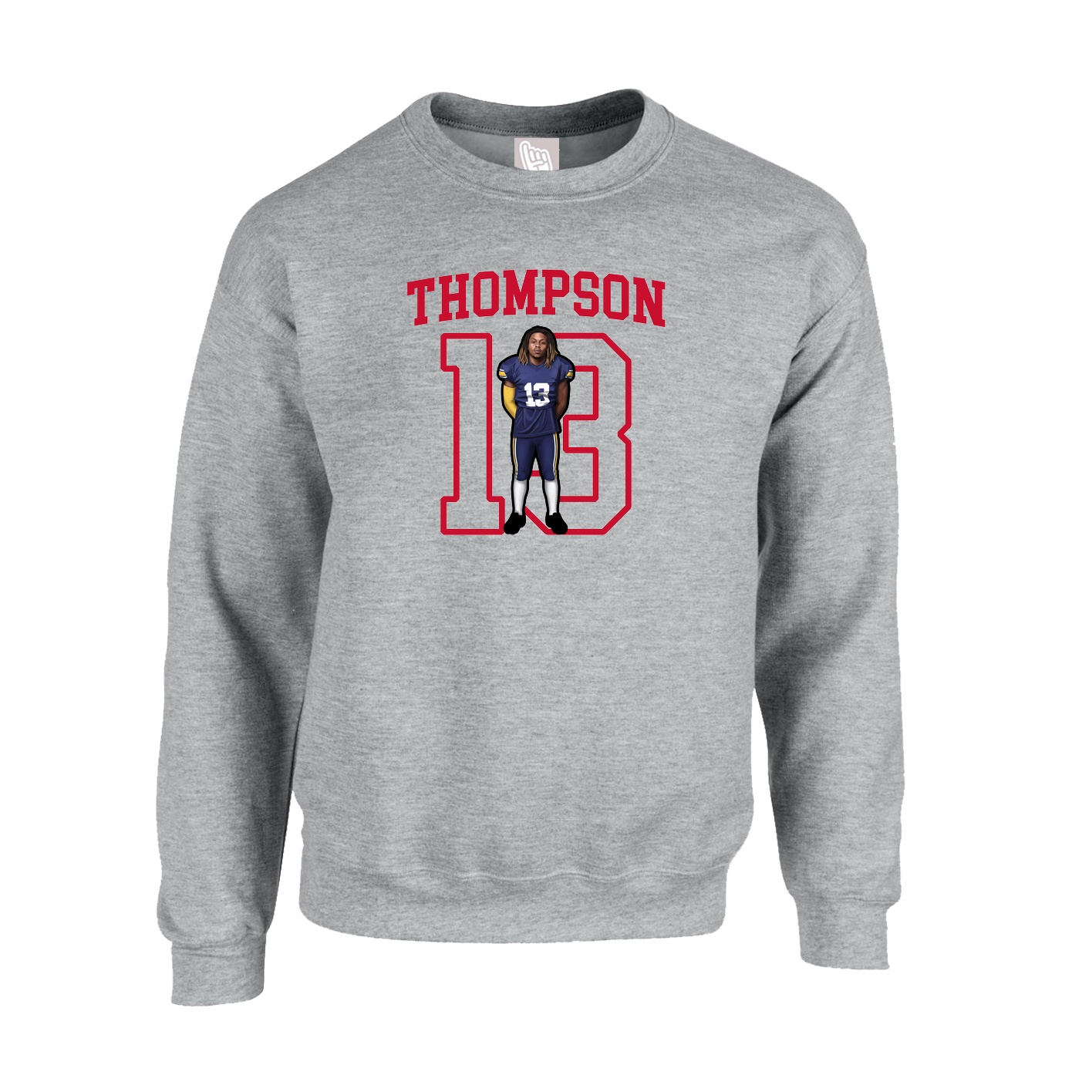 Fleece Crew — Shirsey in Grey