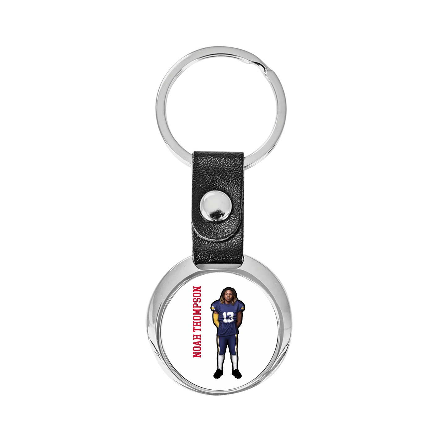 Key Chain — Name Vertical in Classic