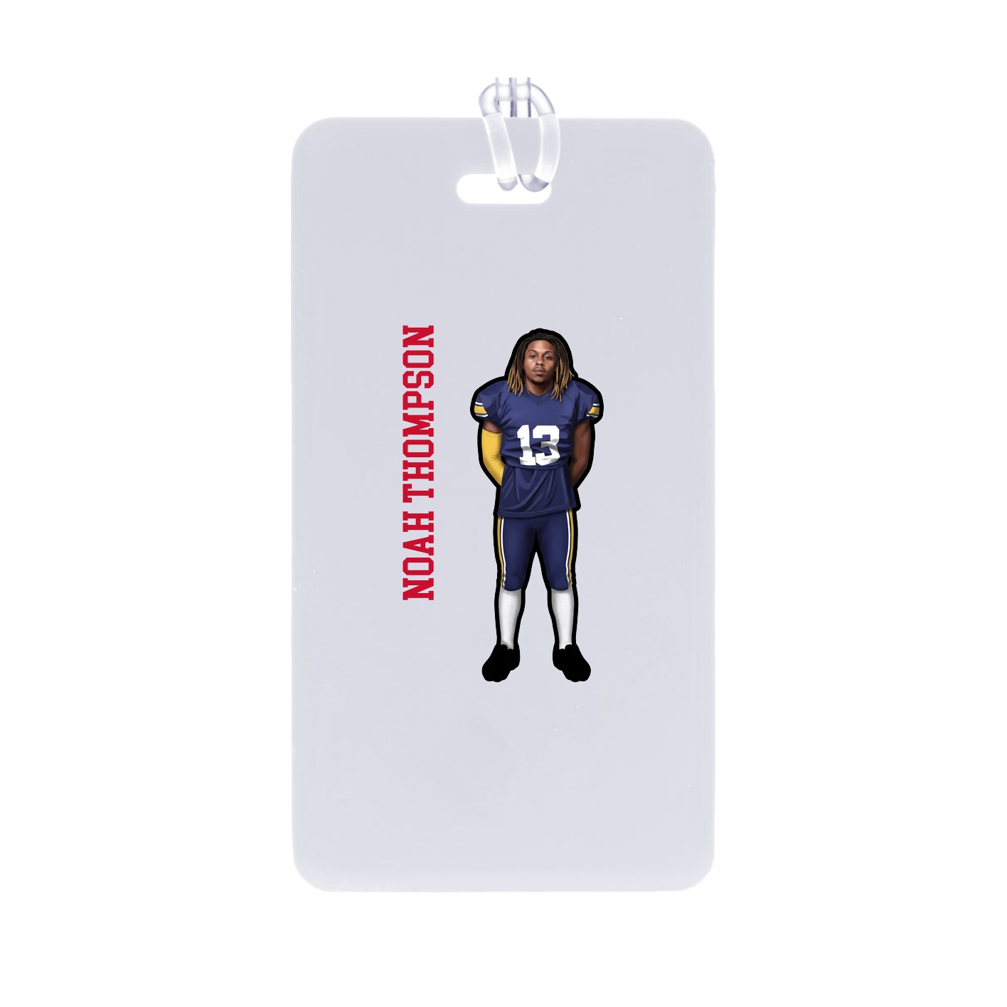 Bag Tag — Name Vertical in Classic
