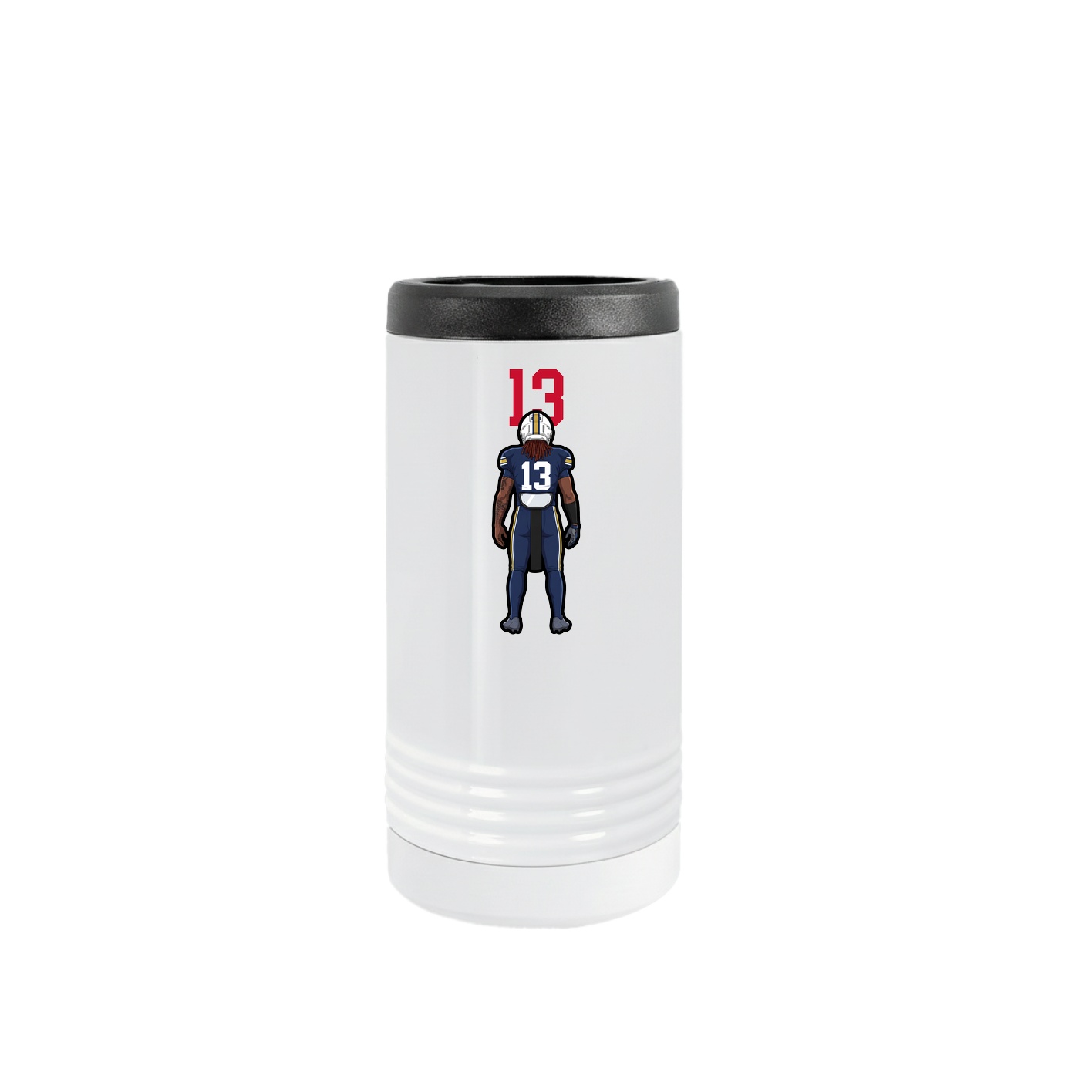 Slim Beverage Holder — Number Top in White