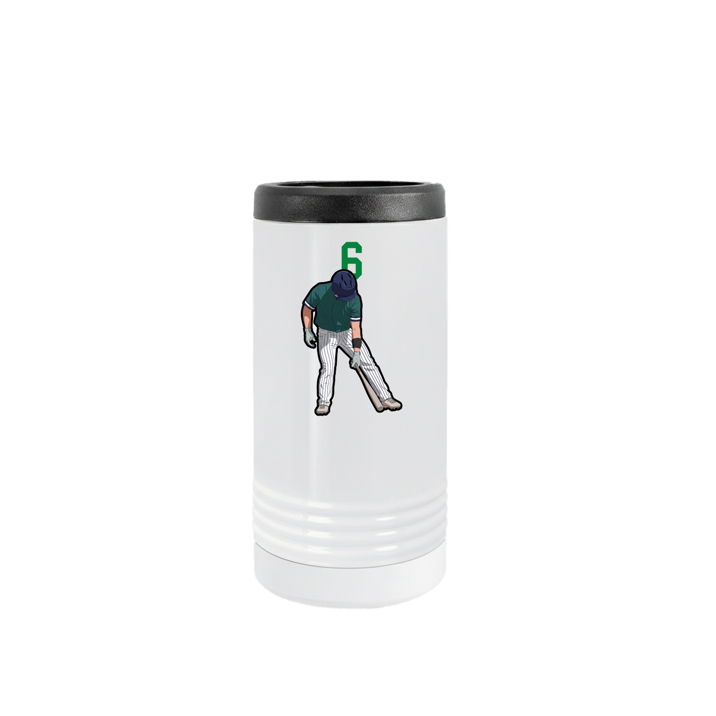 Slim Beverage Holder — Number Top in White