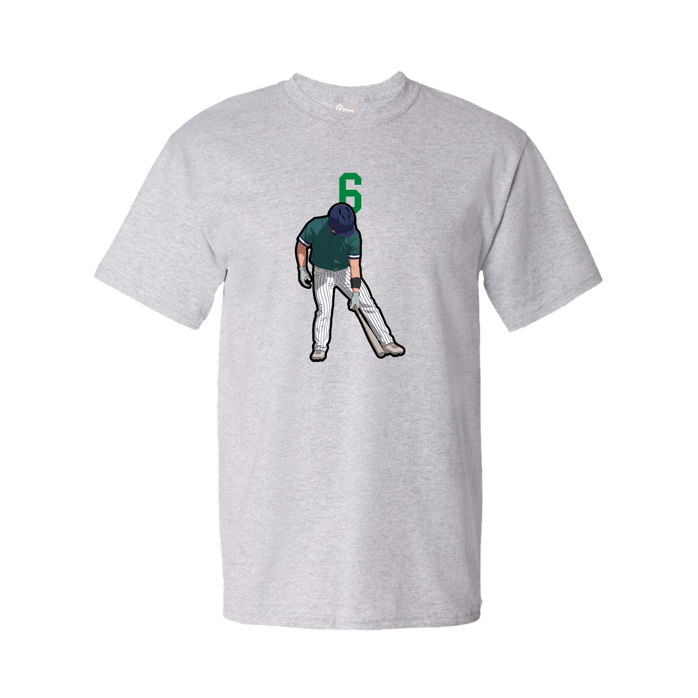 Tee — Number Top in Grey