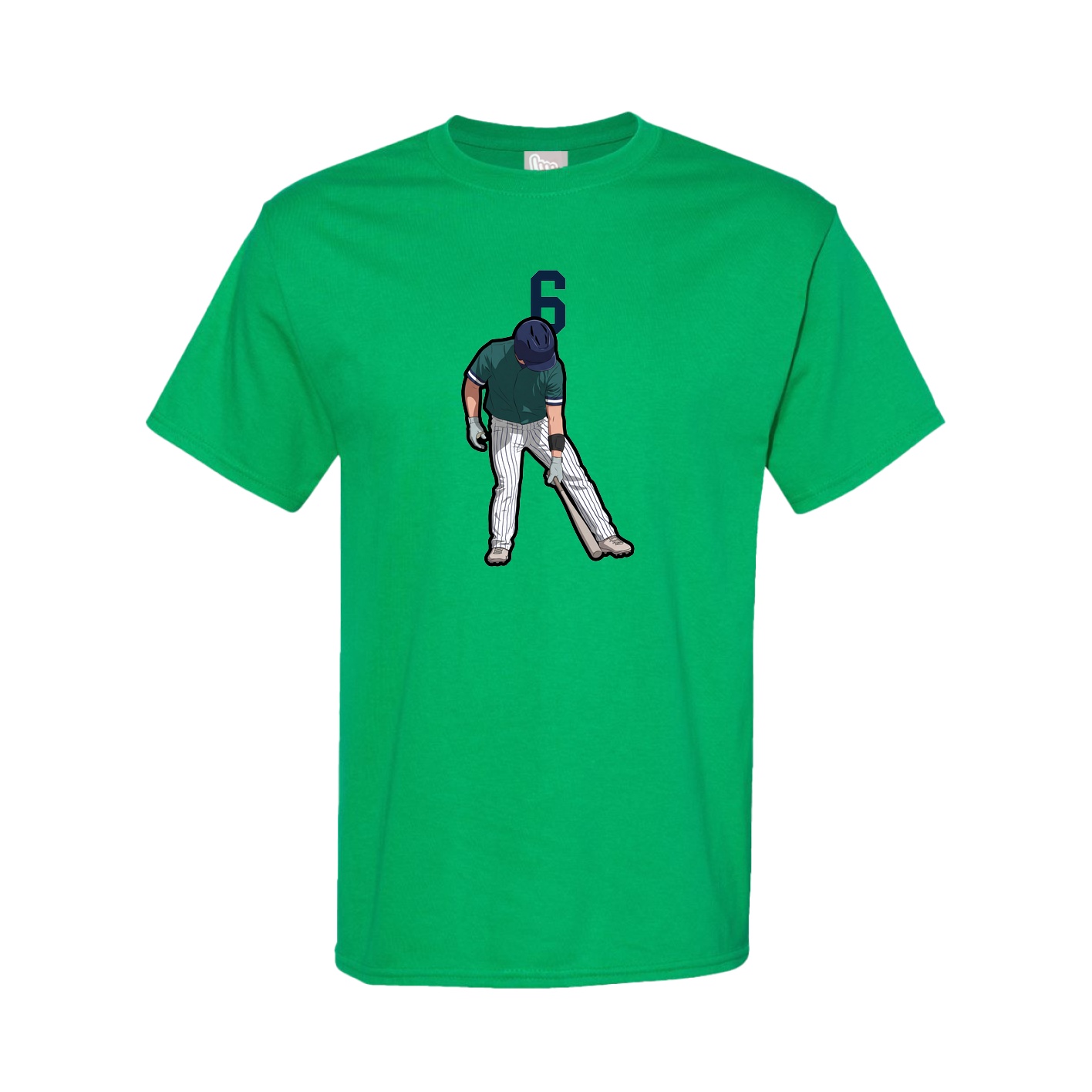 Youth Tee — Number Top in Green