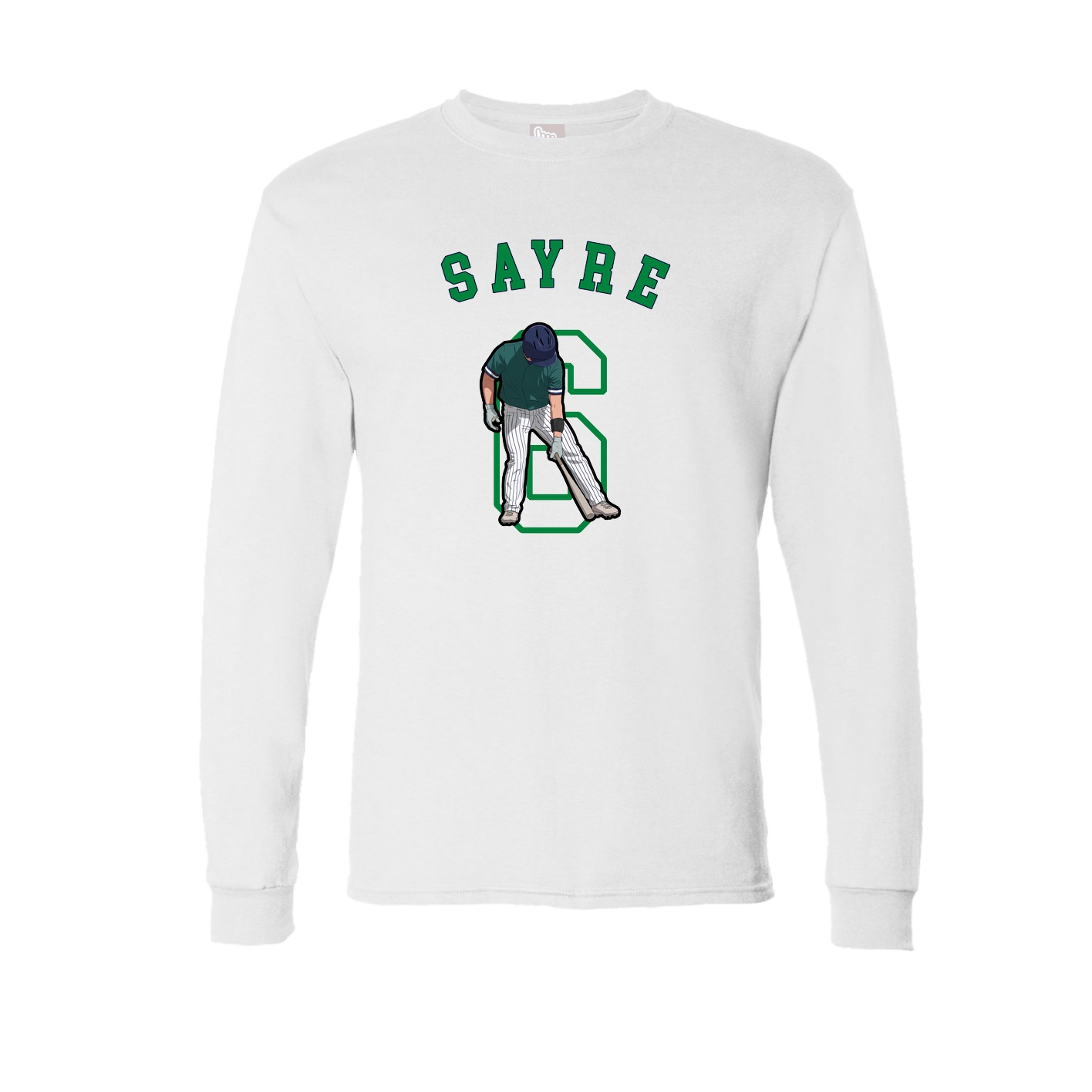 Long Sleeve Tee — Shirsey Arch in White