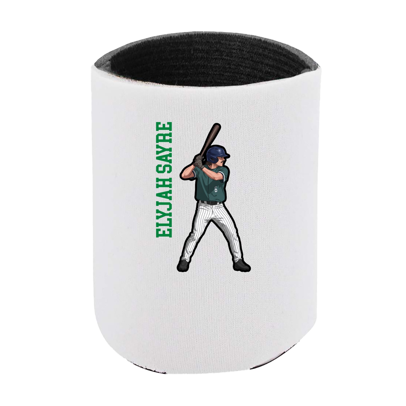 Can Holder — Name Vertical in White