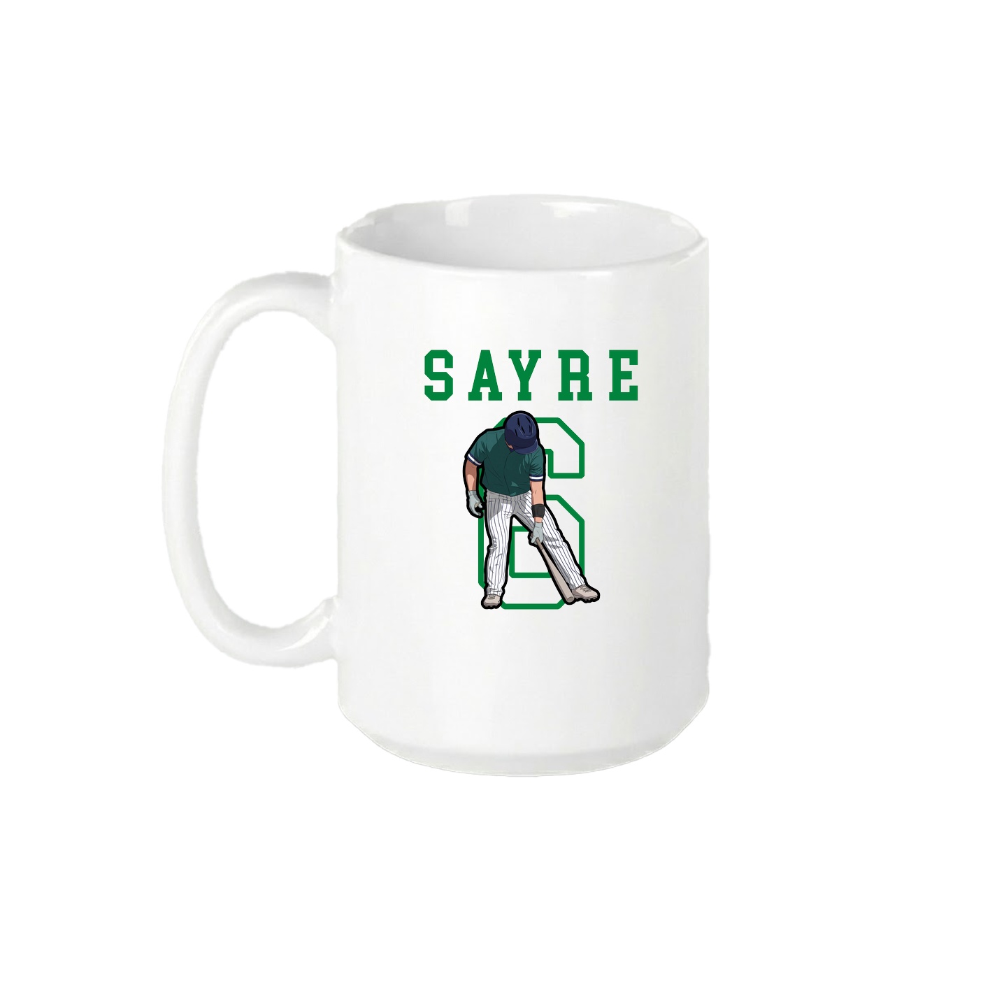 15oz Coffee Mug — Shirsey in White