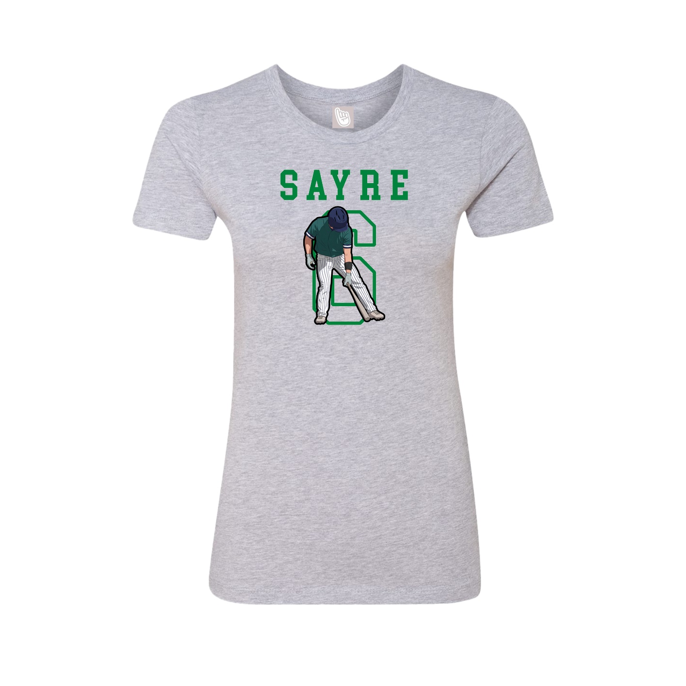 Fitted Women's Tee — Shirsey in Grey