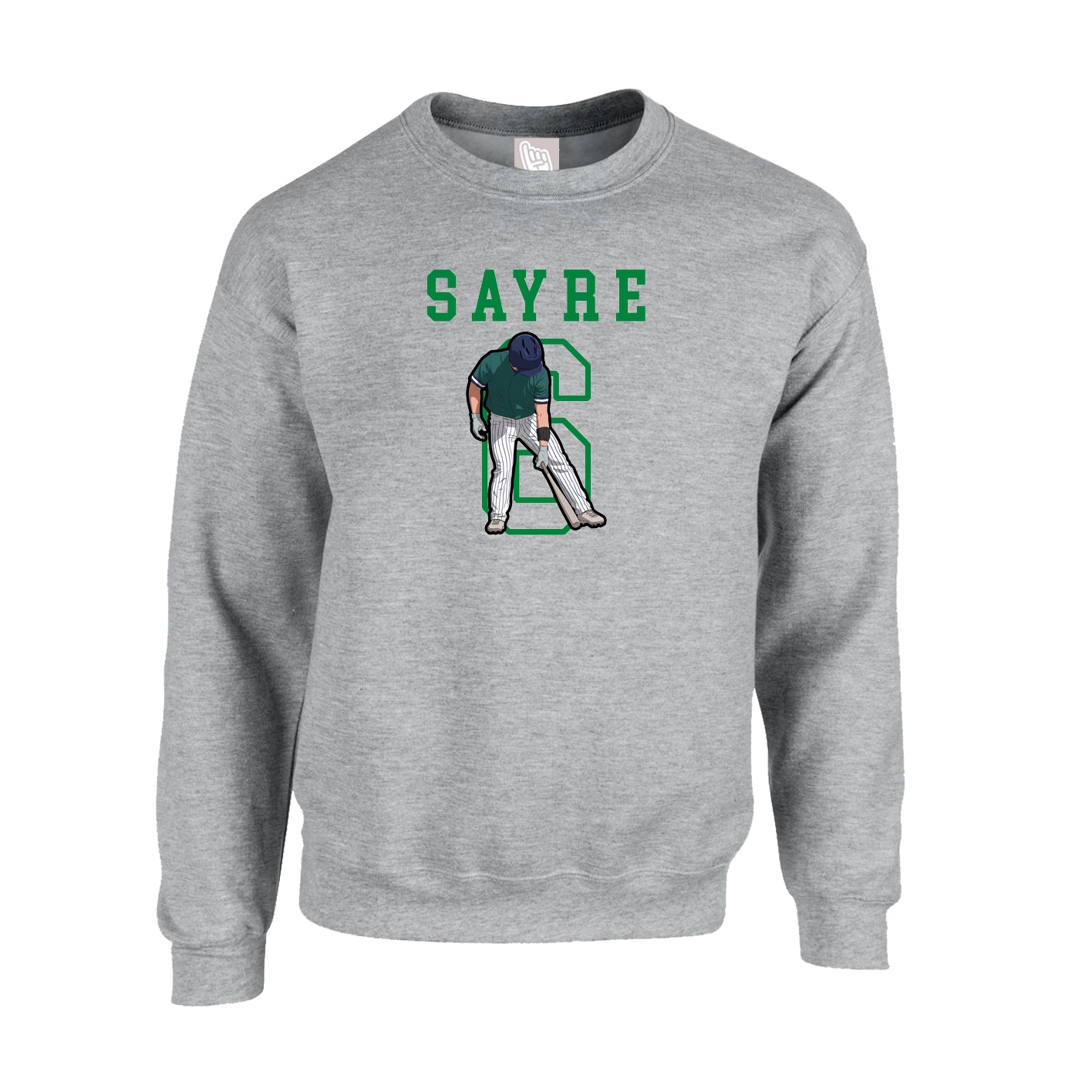 Fleece Crew — Shirsey in Grey