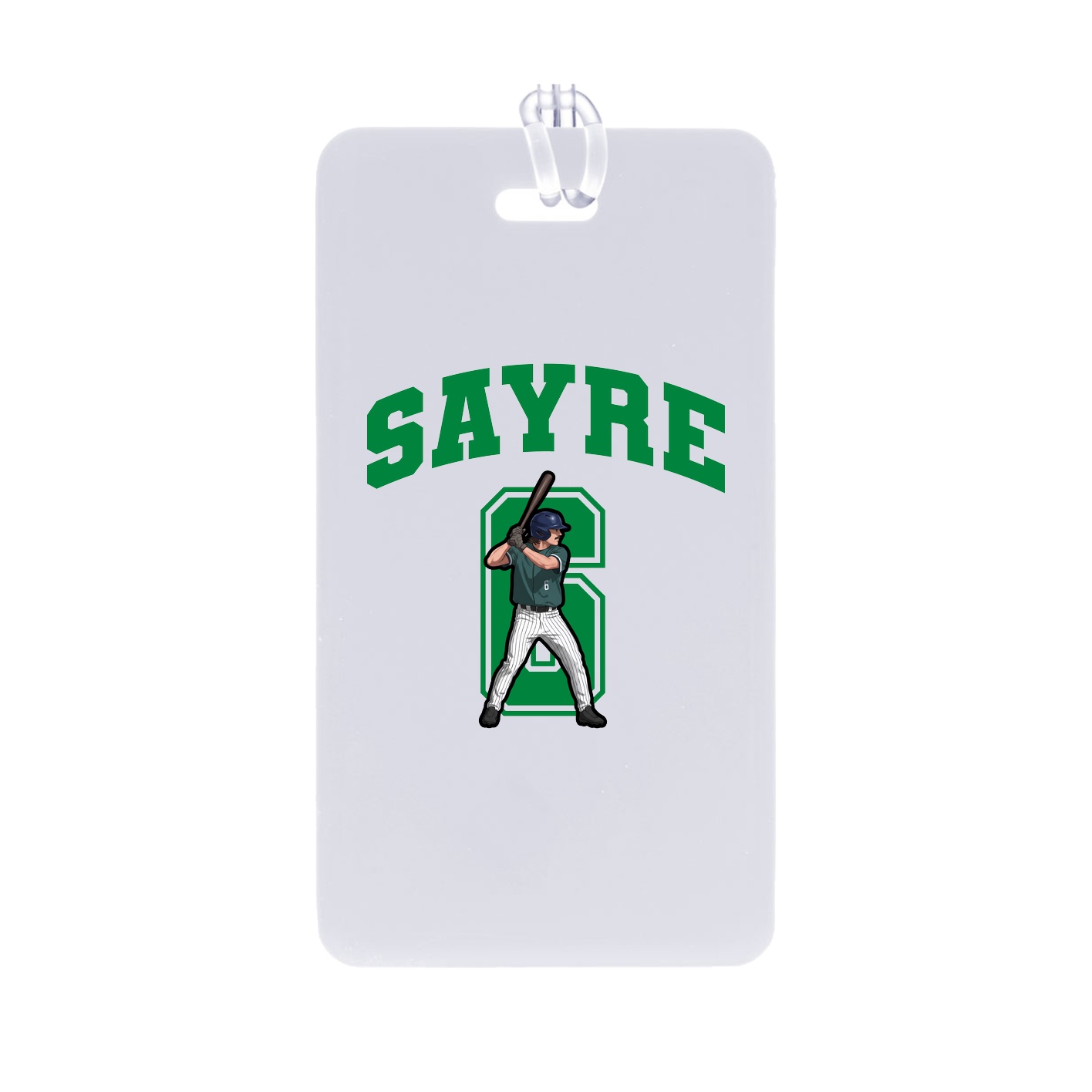 Bag Tag — Number in Classic