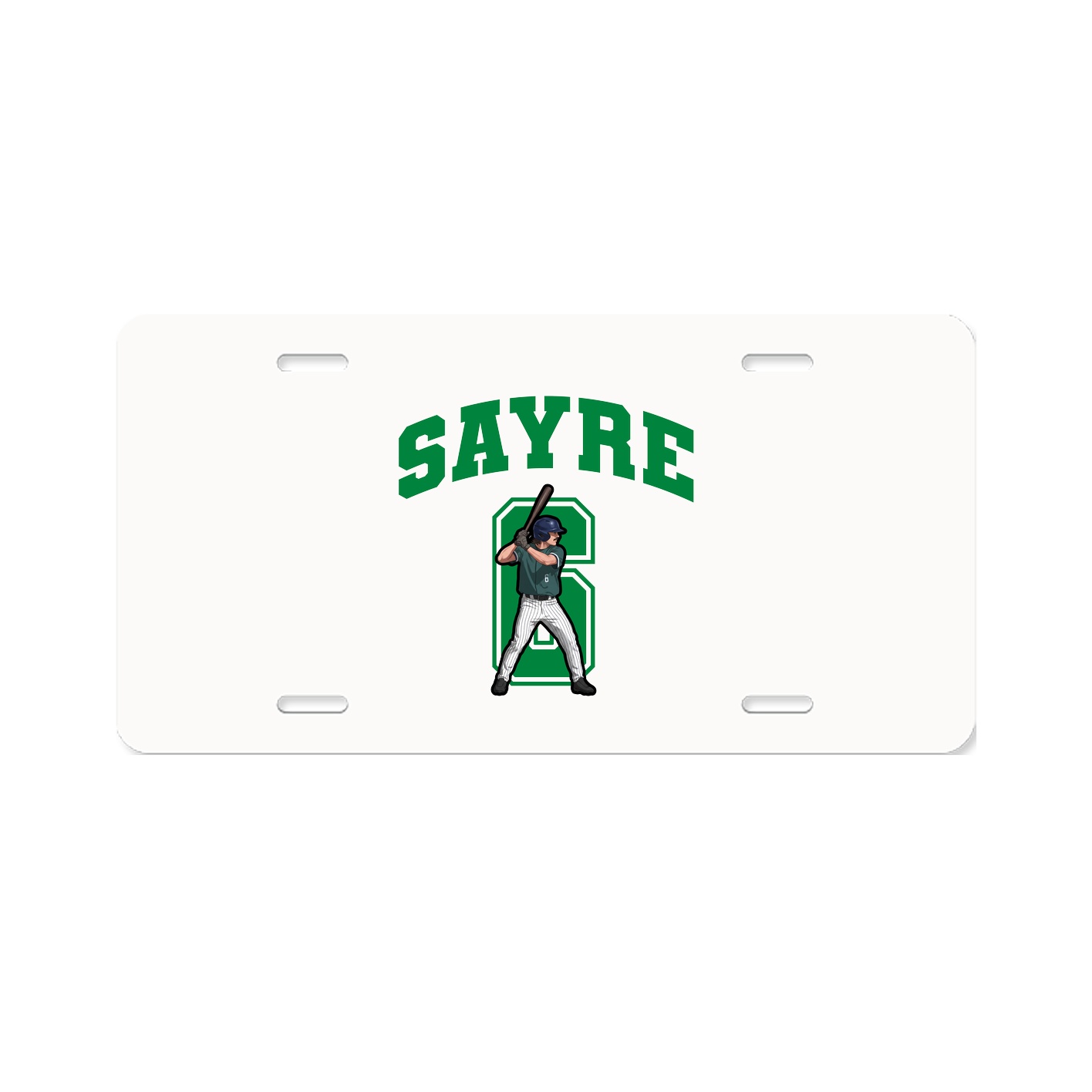 License Plate — Number in Classic