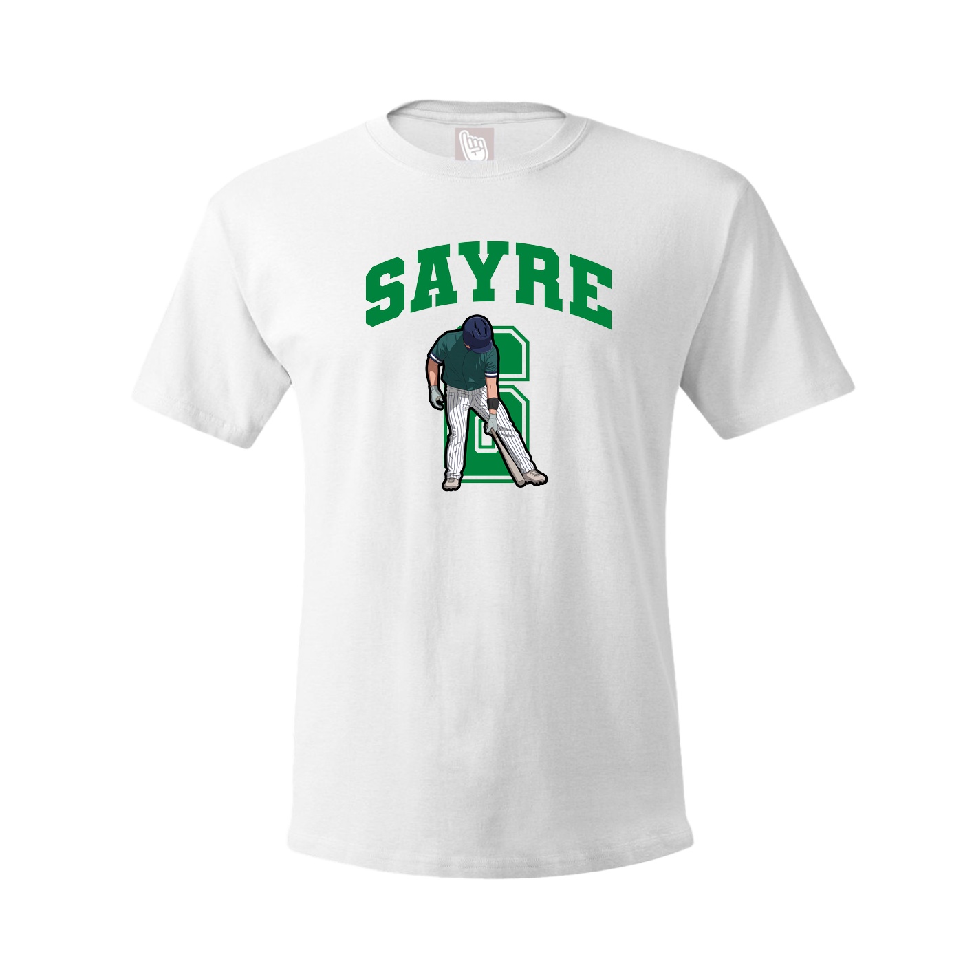 Tee — Number in White