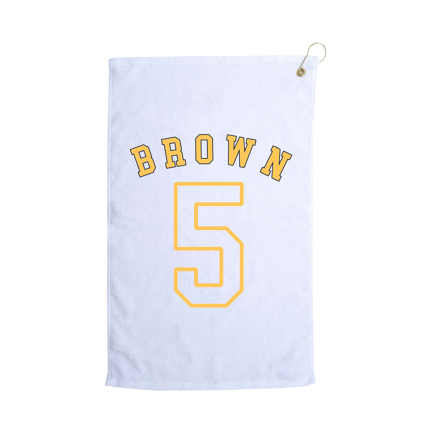 Golf Towel — Shirsey Arch in White