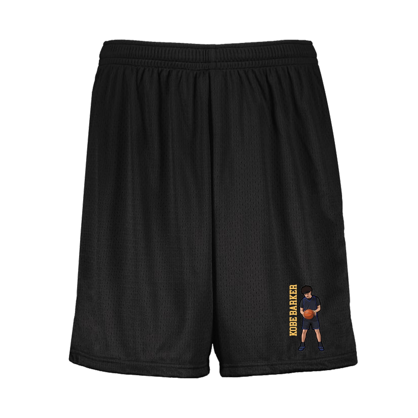 Shorts — Name Vertical in Black