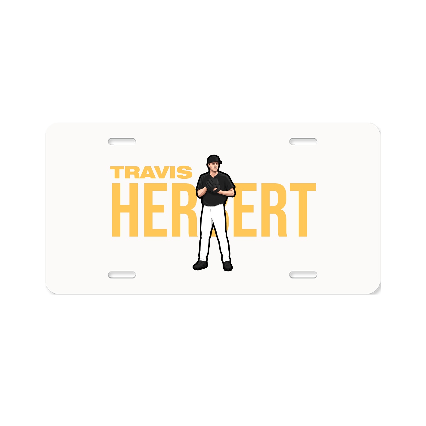 License Plate — Player Name in Classic