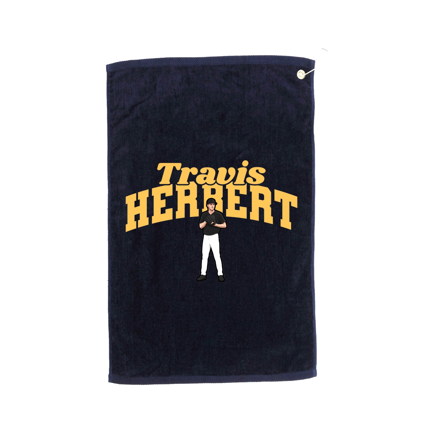 Golf Towel — Signature Arch in Navy