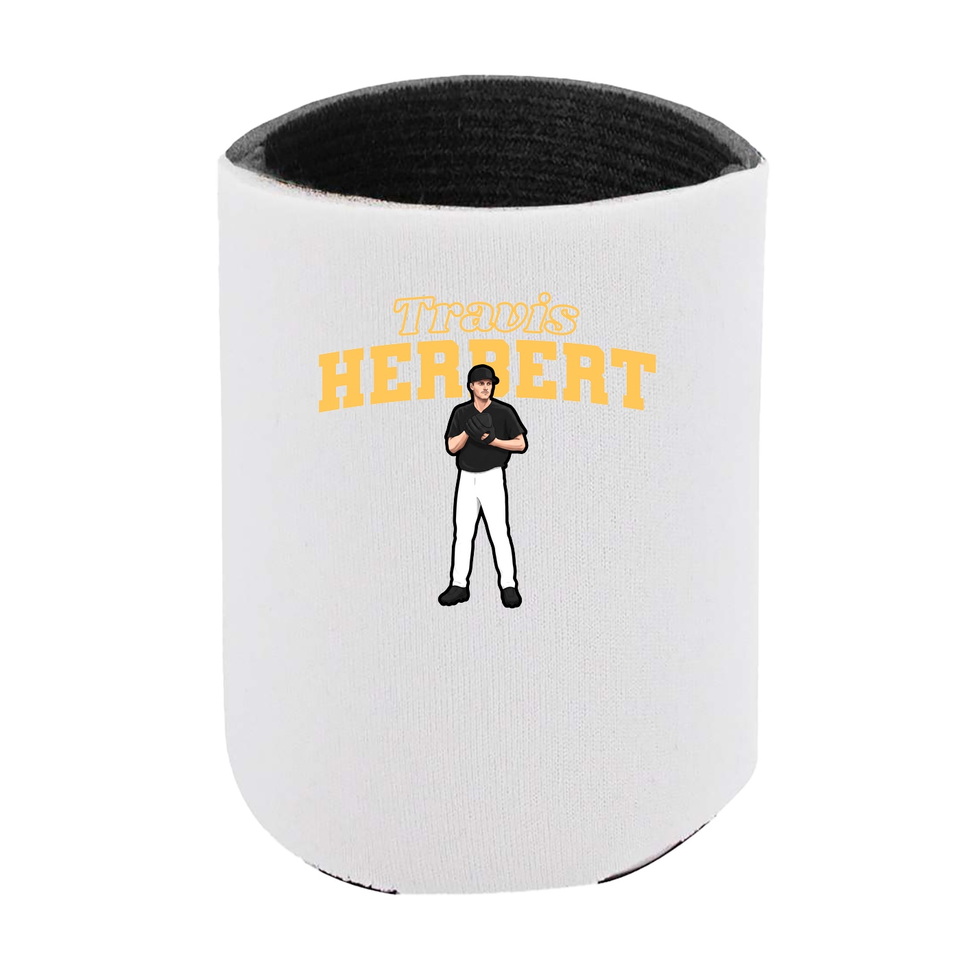 Can Holder — Name Arch in White