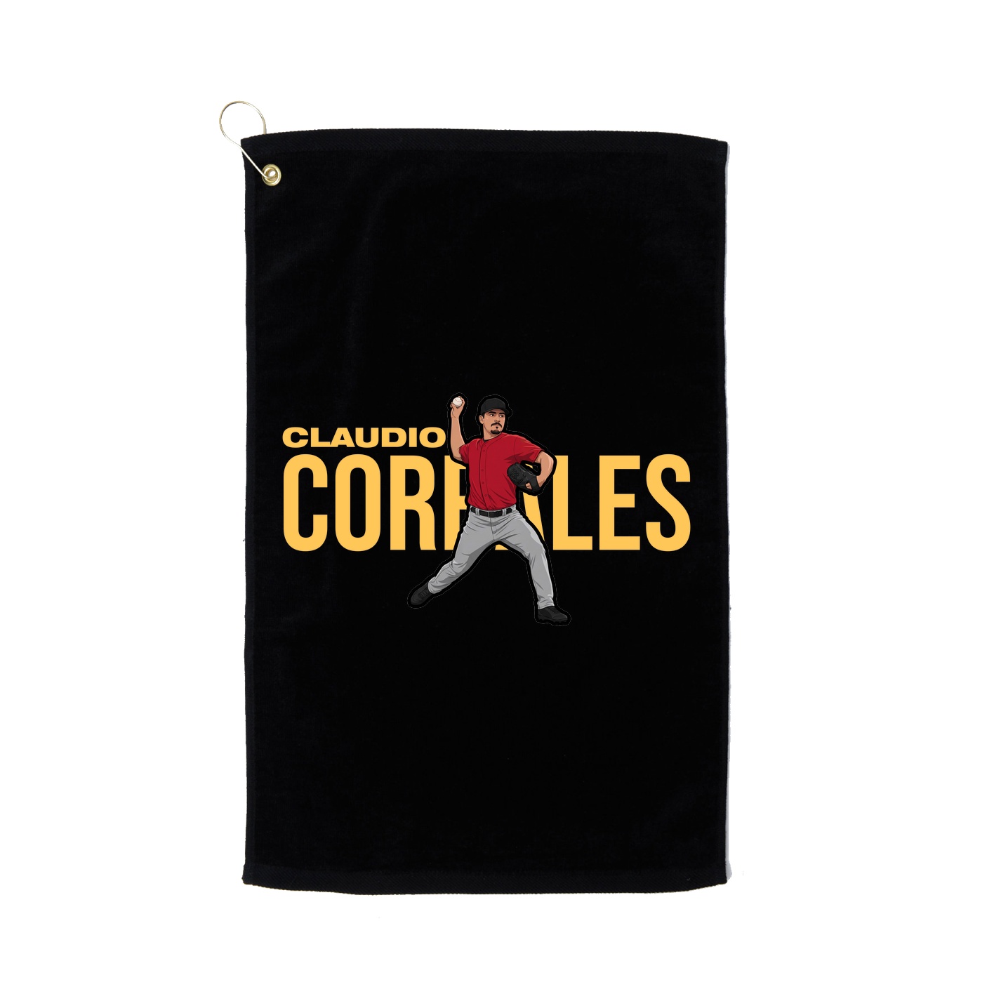 Golf Towel — Player Name in Black