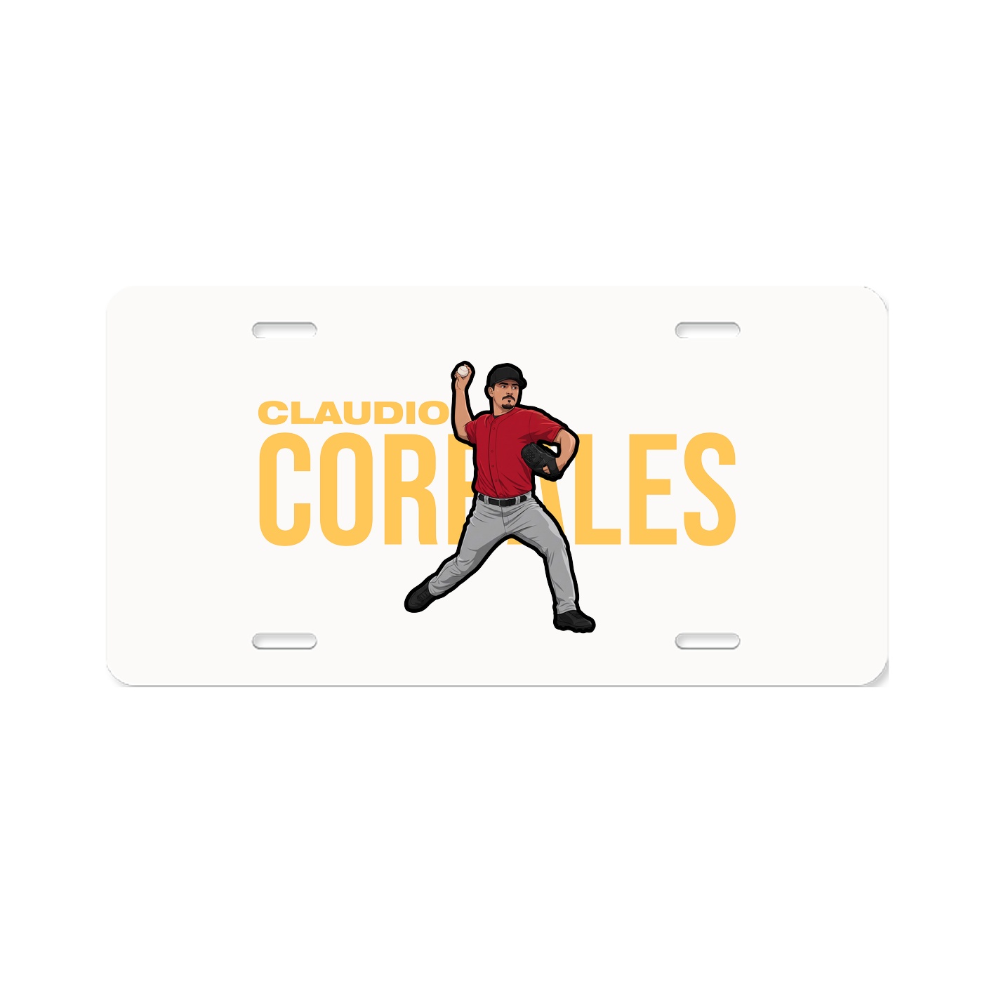 License Plate — Player Name in Classic