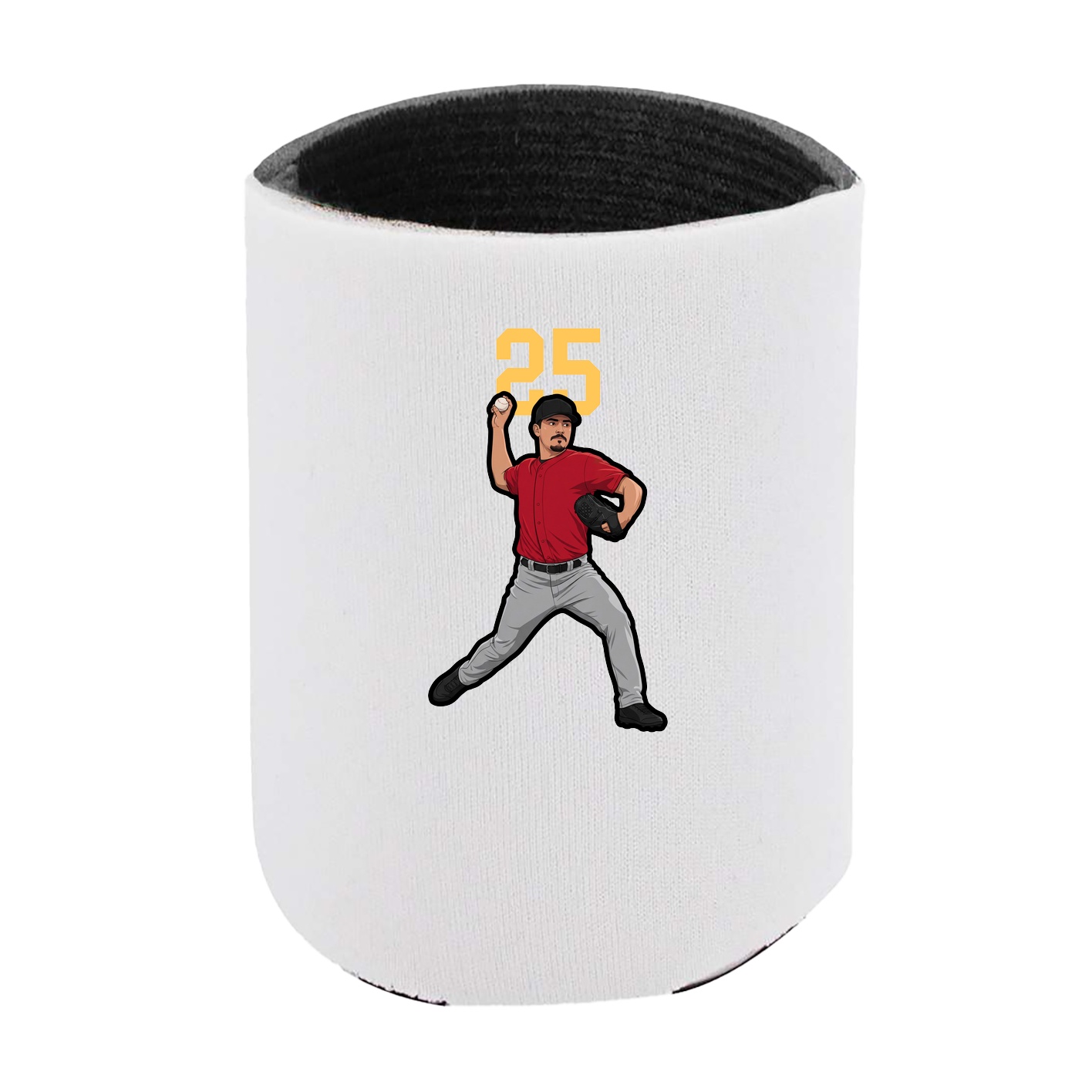 Can Holder — Number Top in White