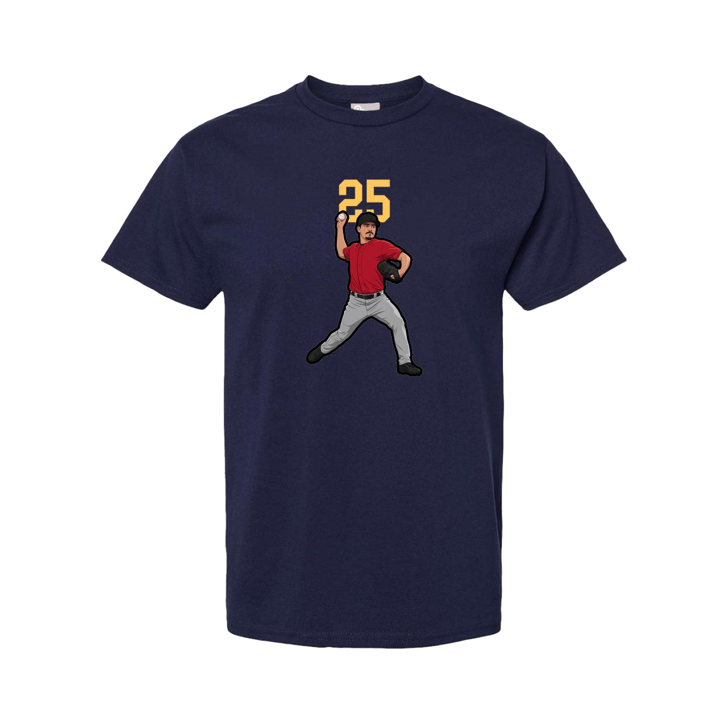 Youth Tee — Number Top in Navy