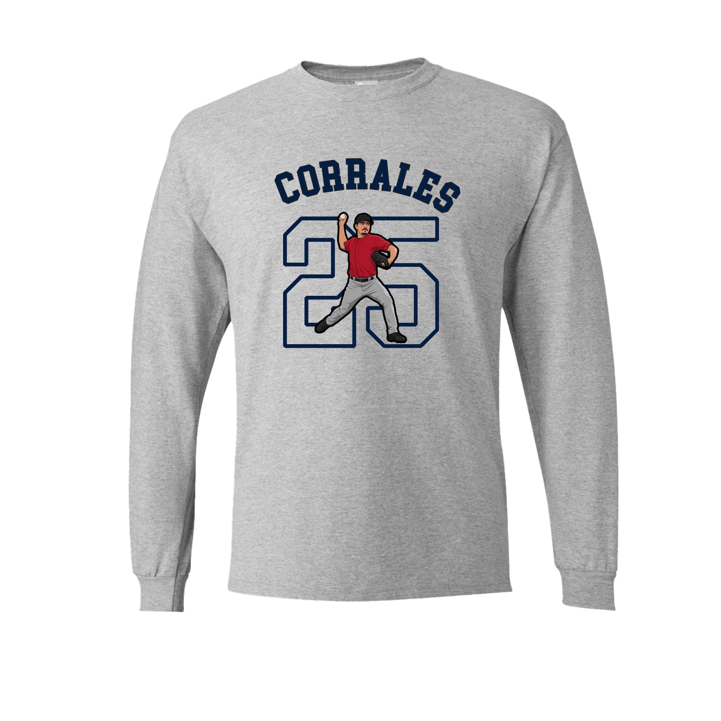Long Sleeve Tee — Shirsey Arch in Grey